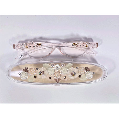 デコレーションリーディンググラス フラワー