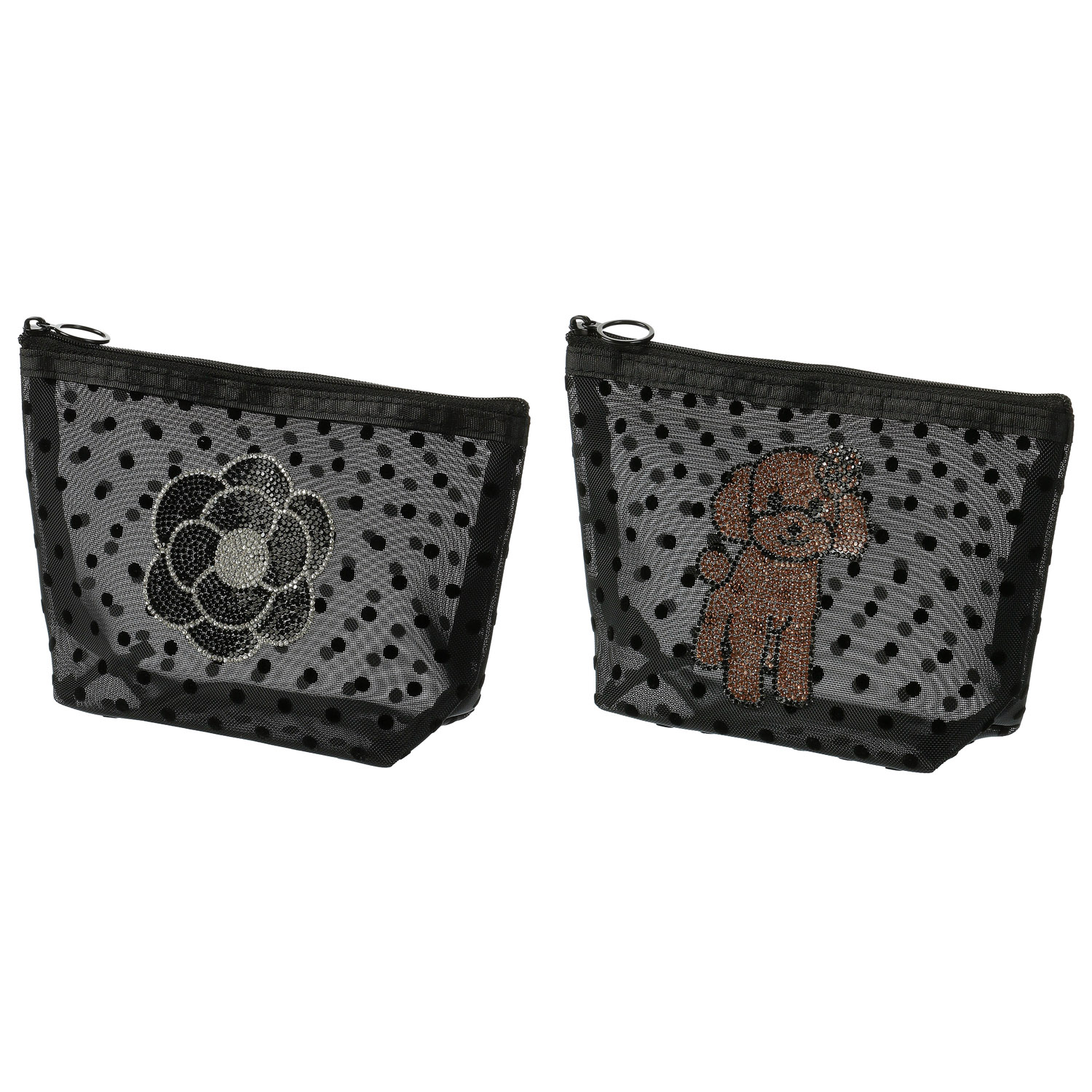 デコレーションドットメッシュポーチ