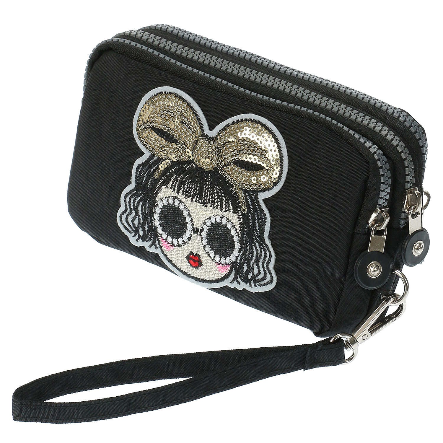 女の子 3ファスナーポーチ - 画像2