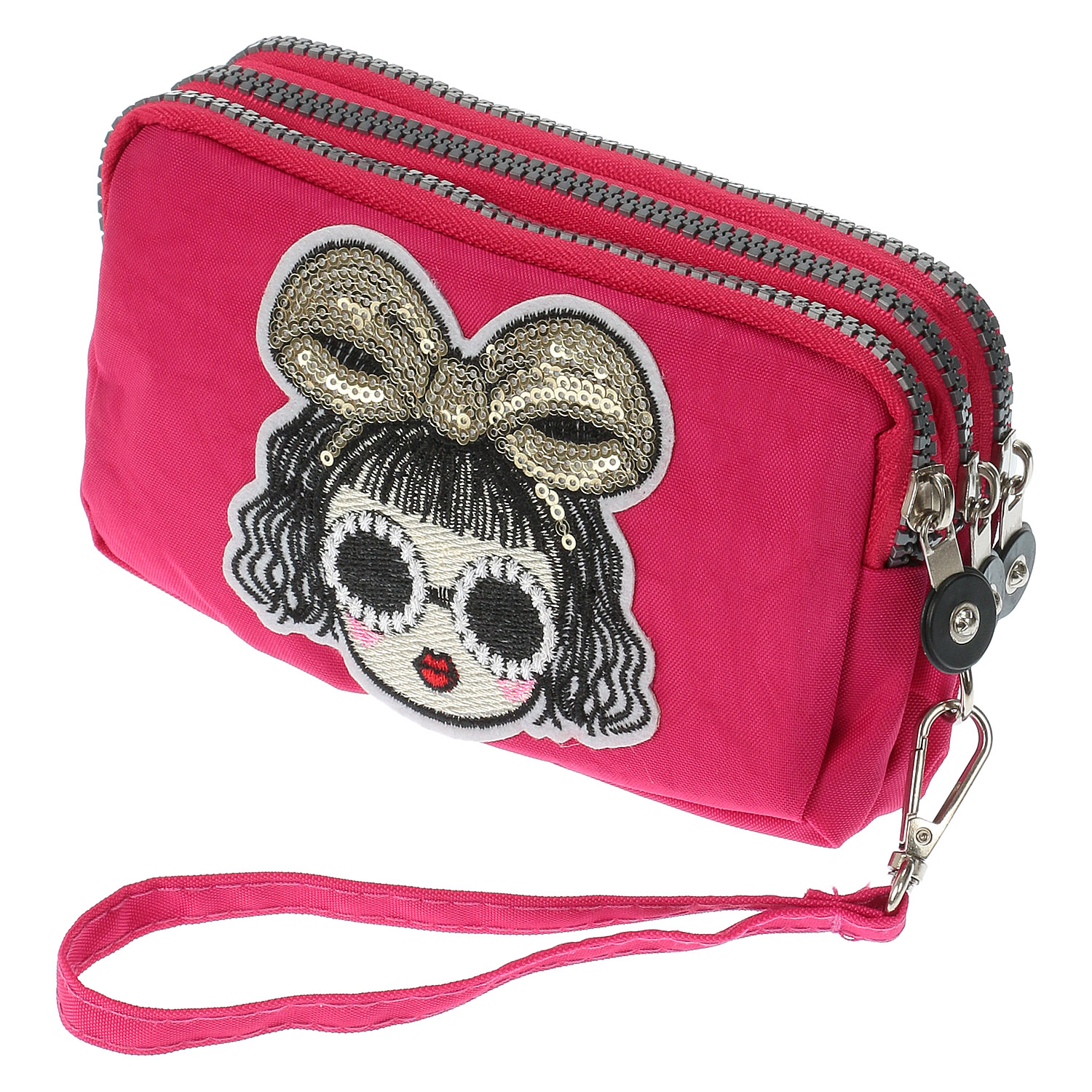 女の子 3ファスナーポーチ - 画像3