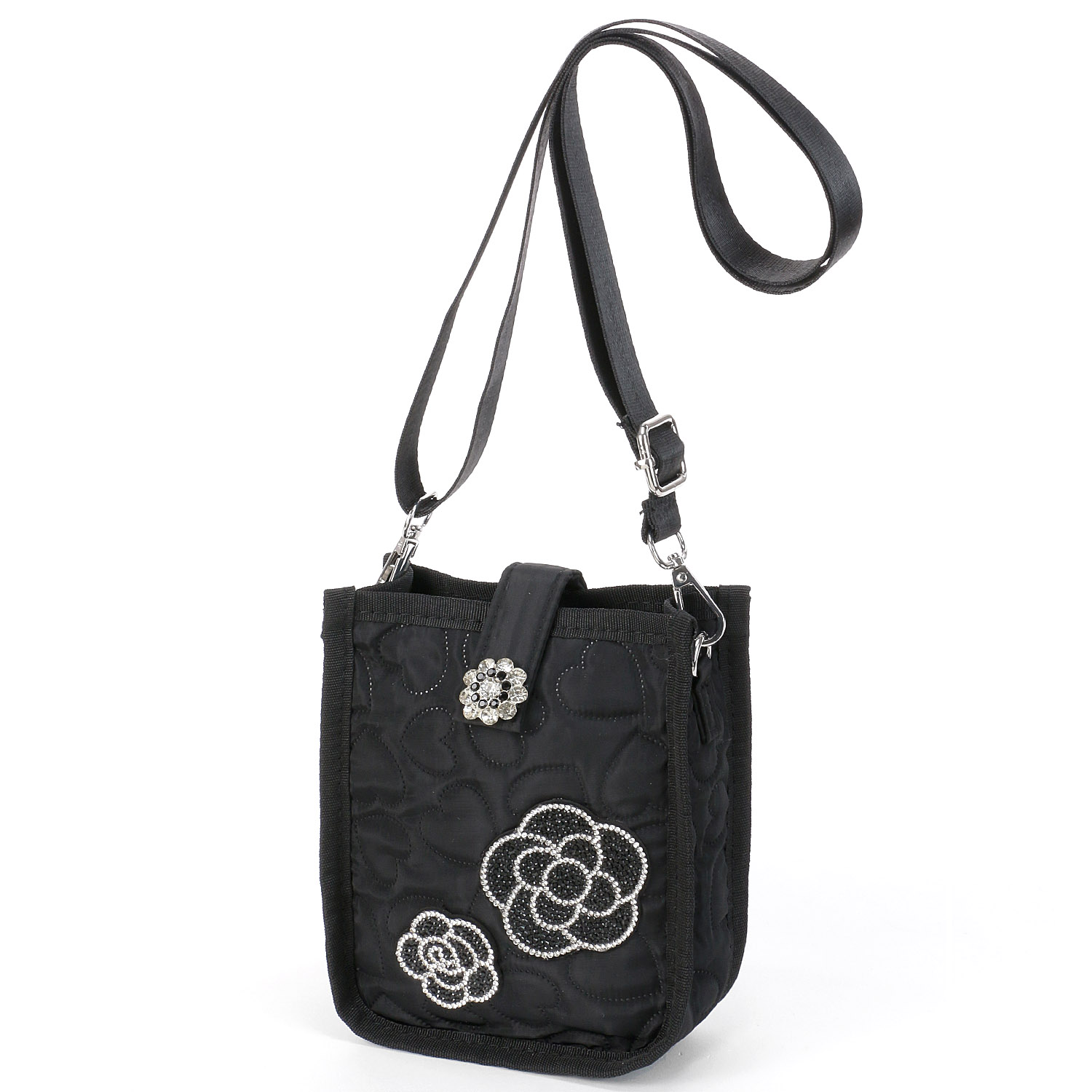 デコレーション ハート柄キルティングポシェット - 画像2