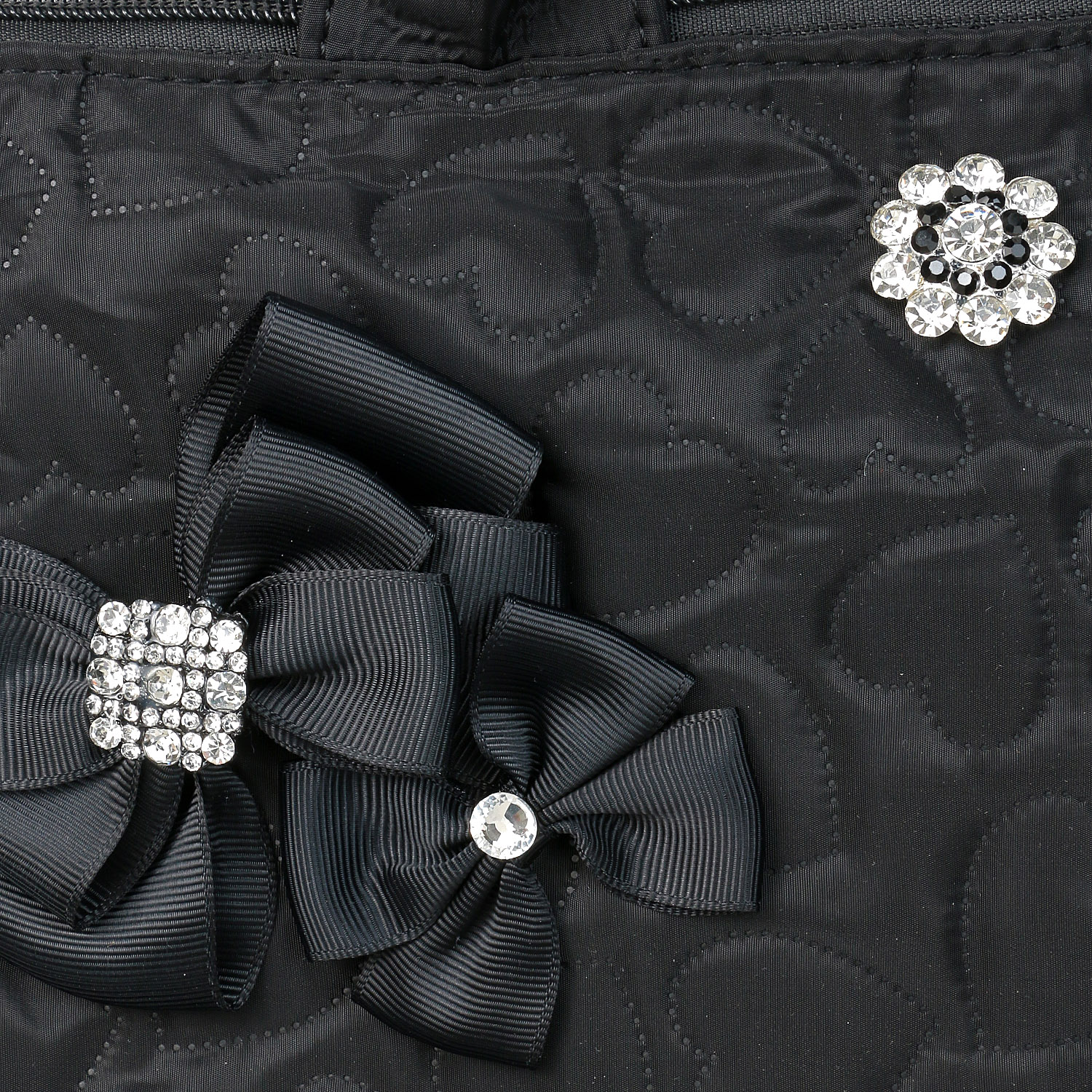 デコレーション ハート柄キルティングバッグ - 画像6