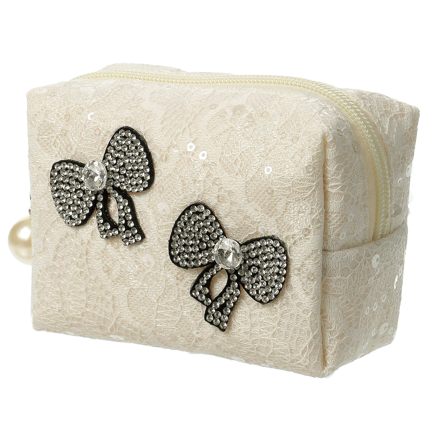 デコレーション レーススパンコールポーチ - 画像5