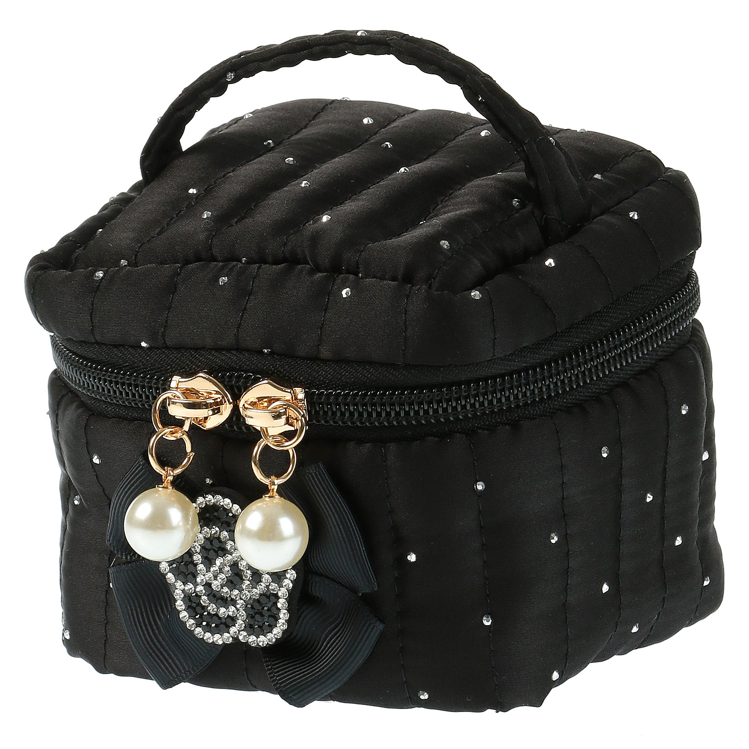 ラインストーン付き ミニバニティポーチ - 画像2