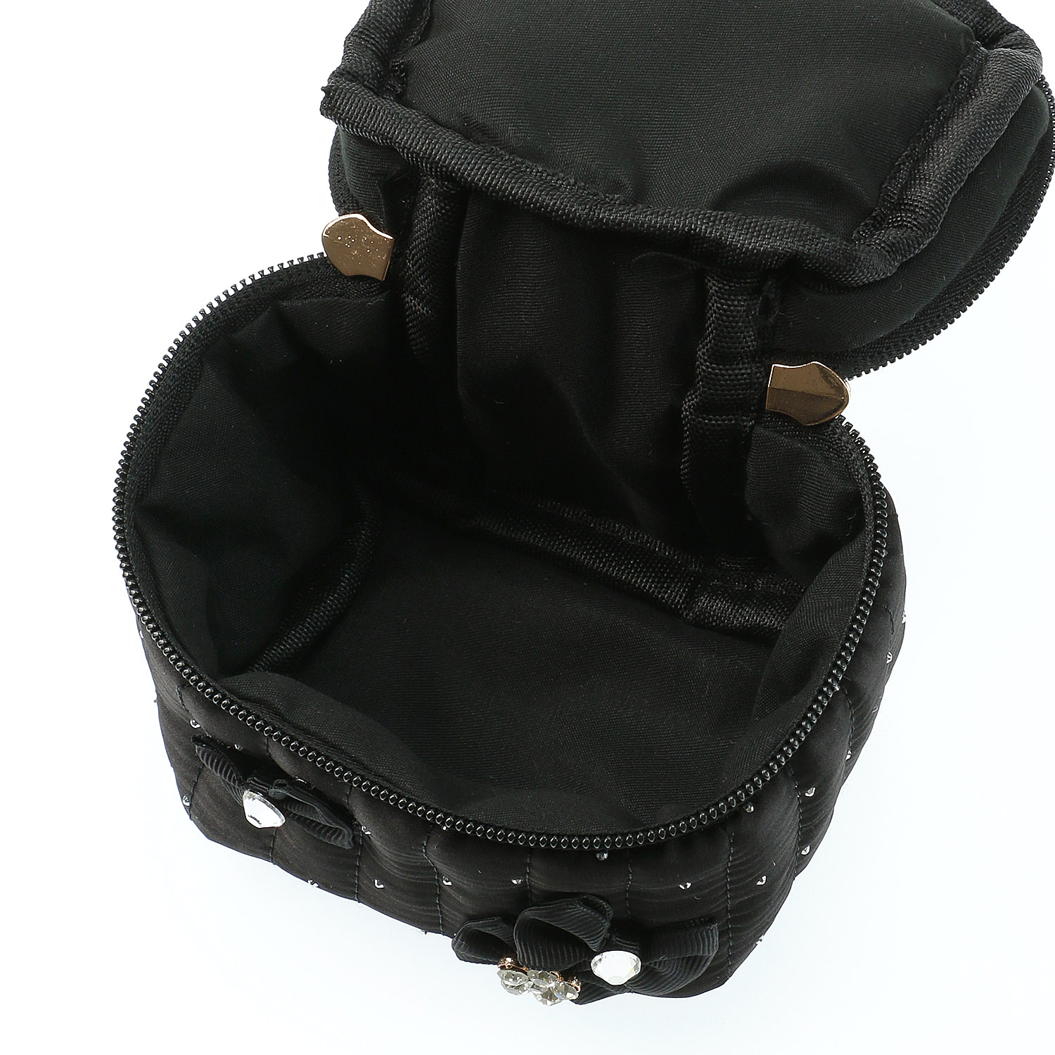 ラインストーン付き ミニバニティポーチ - 画像5