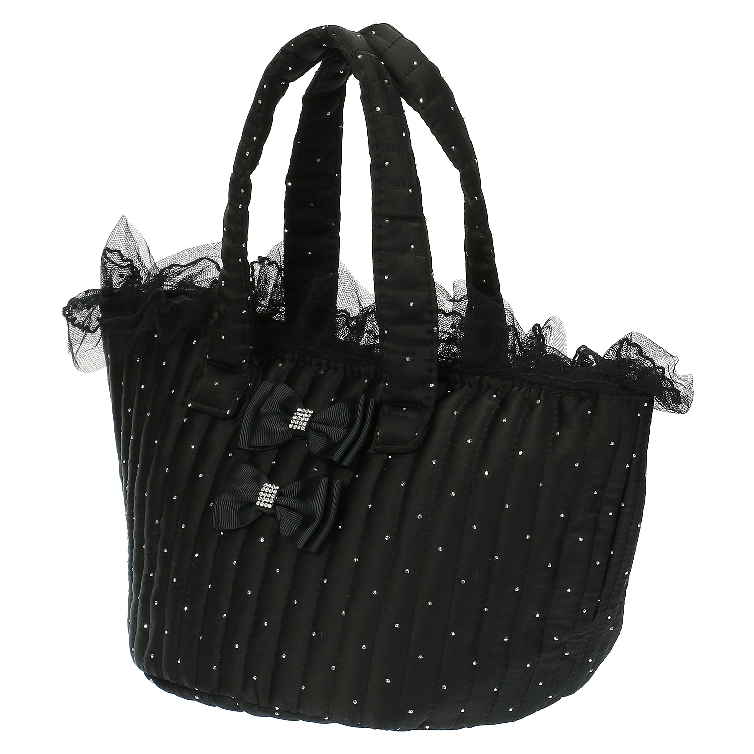 ラインストーン付きフリルバッグ - 画像2