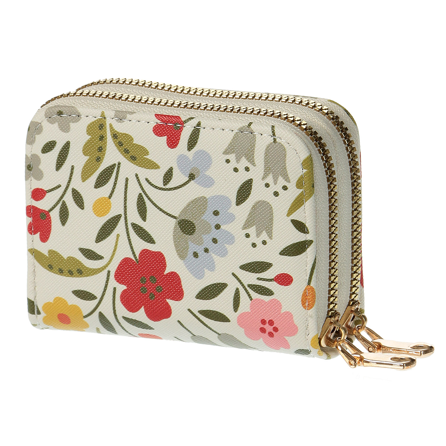 ビジュー付き花柄カードケース - 画像3