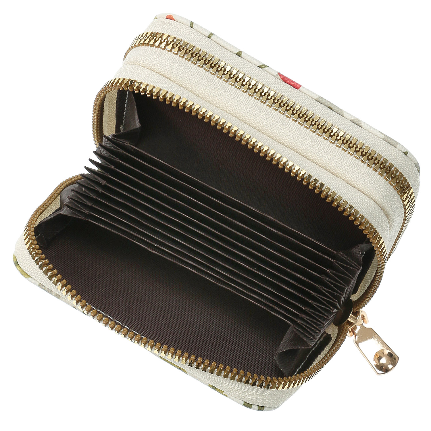 ビジュー付き花柄カードケース - 画像5