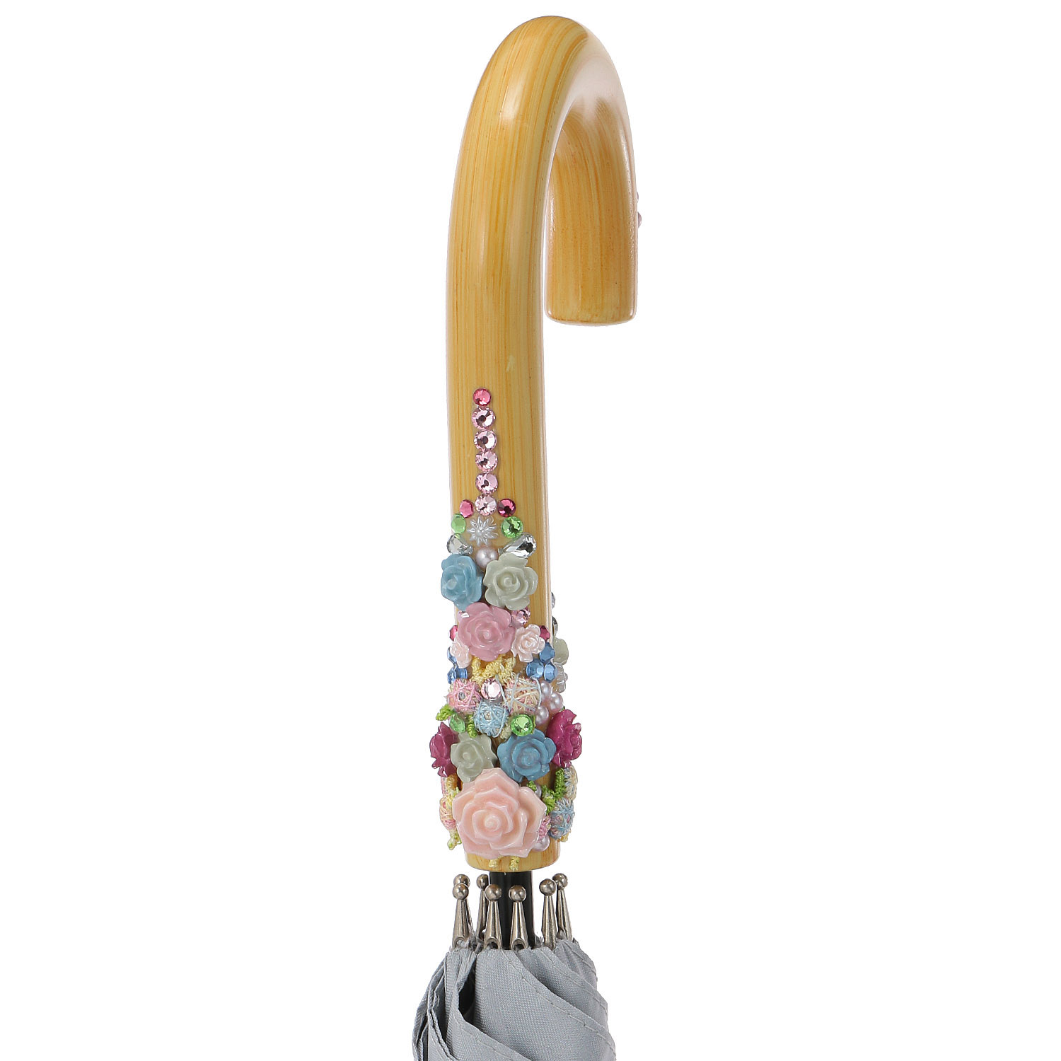 晴雨兼用 デコレーション長傘 - 画像4