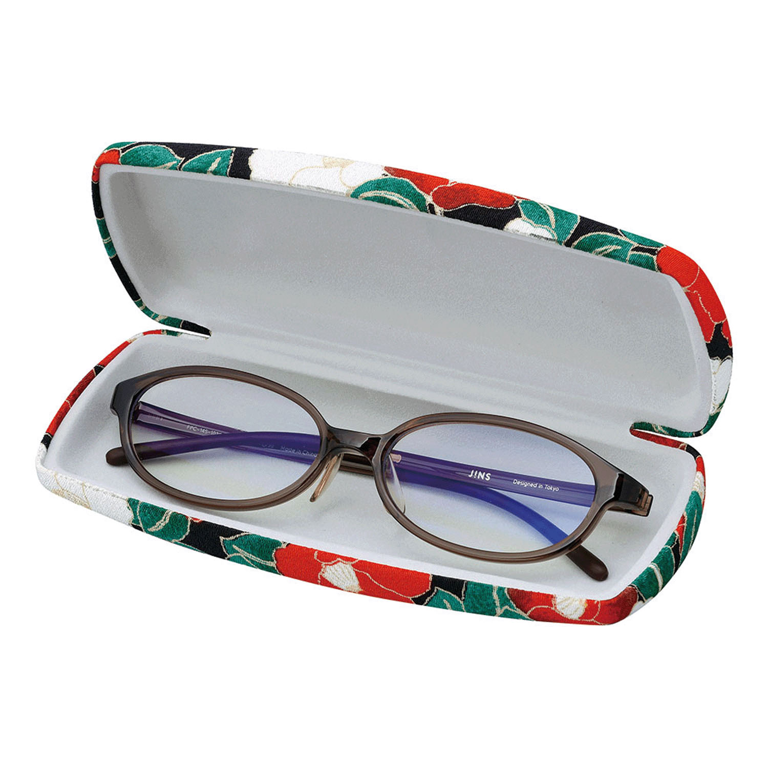 椿柄メガネケース - 画像7