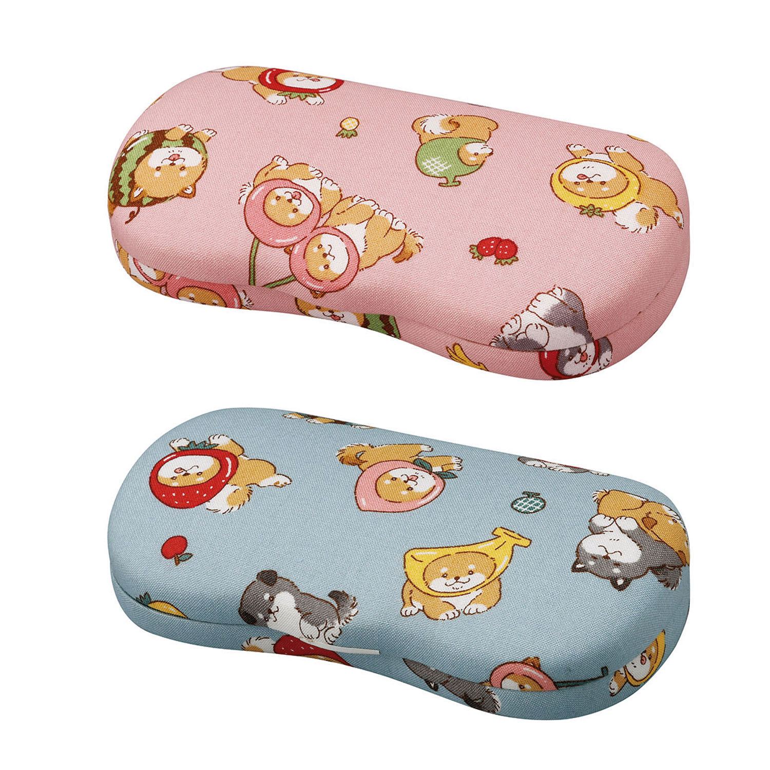 フルーツドッグ柄メガネケース - 画像1