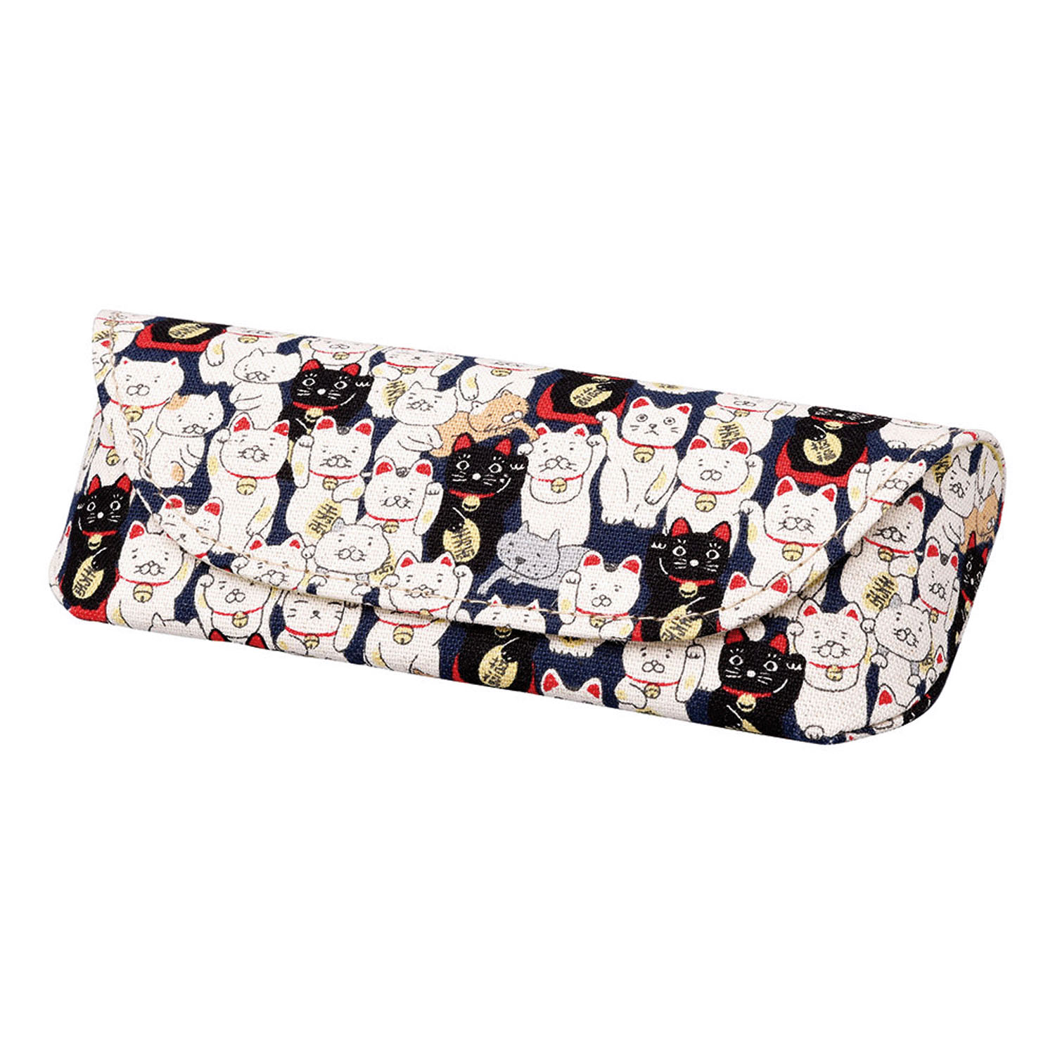 招き猫メガネケース