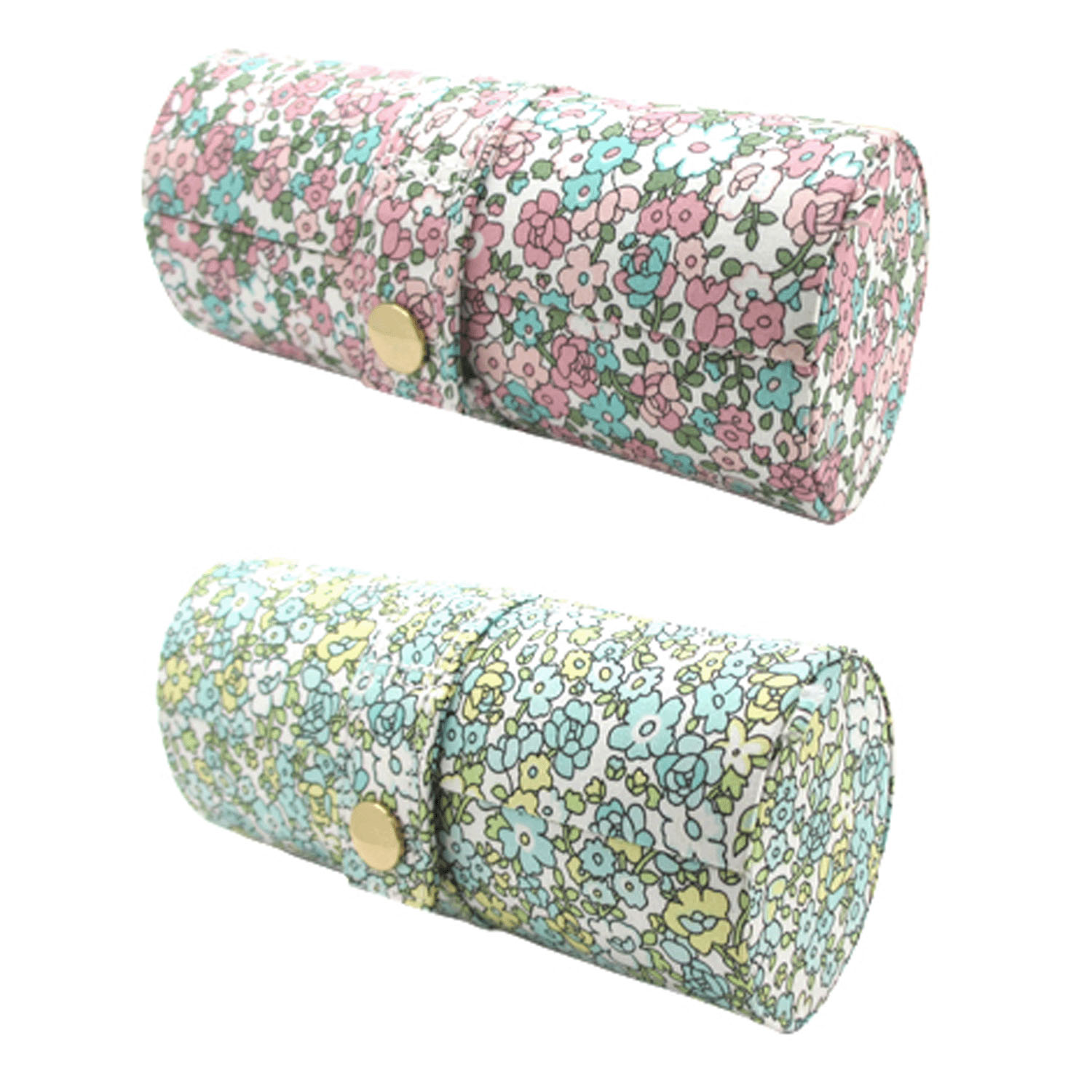 筒型めがねケース フラワー