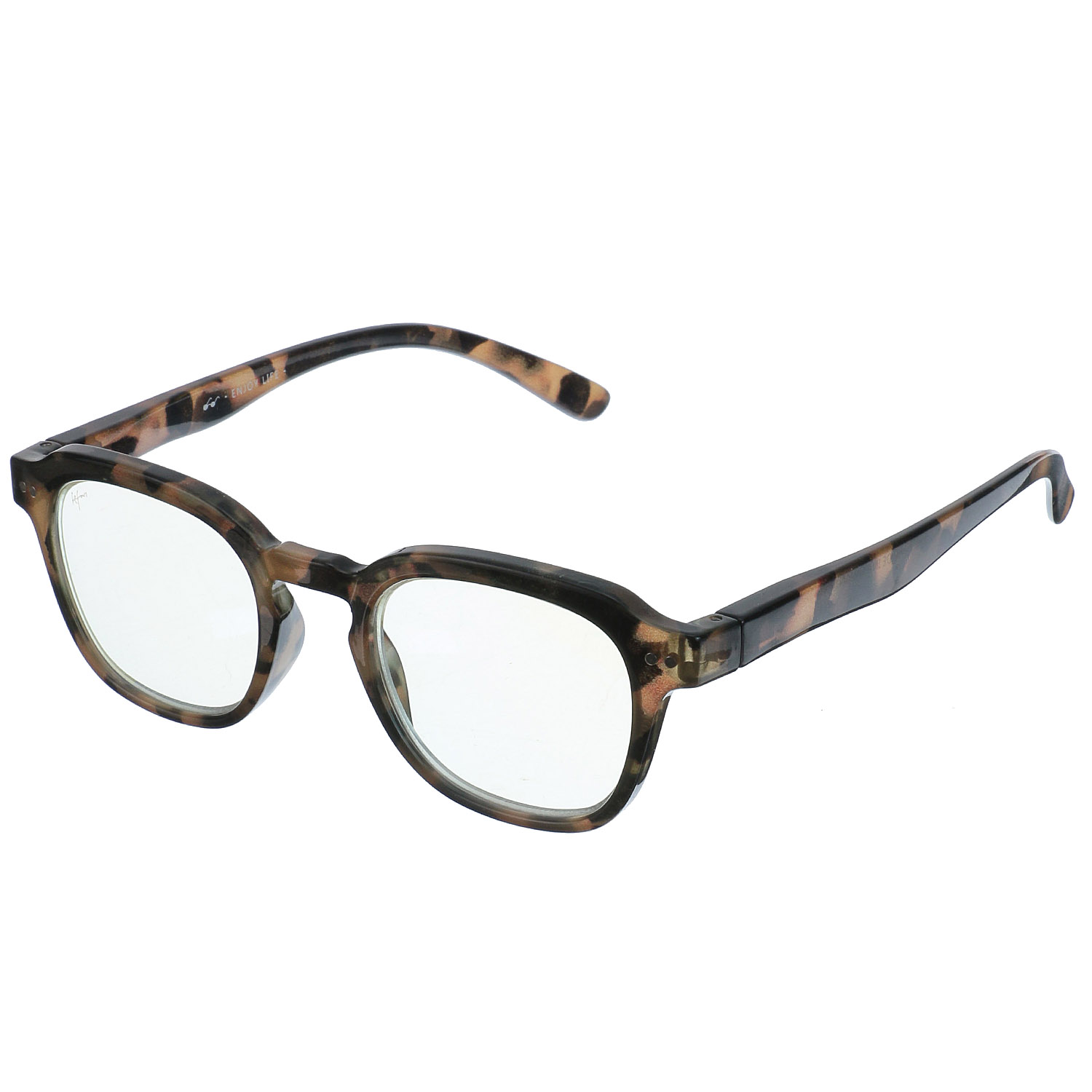 【LE FOON】Vintage crown ARリーディンググラス ブラウンデミ - 画像6