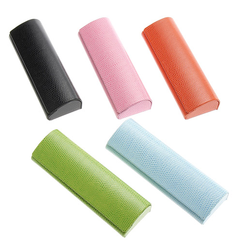 クロコ風メガネケース