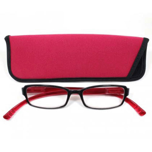 曇り止めネックリーダーズスタンダードバイカラーレッド - 画像1