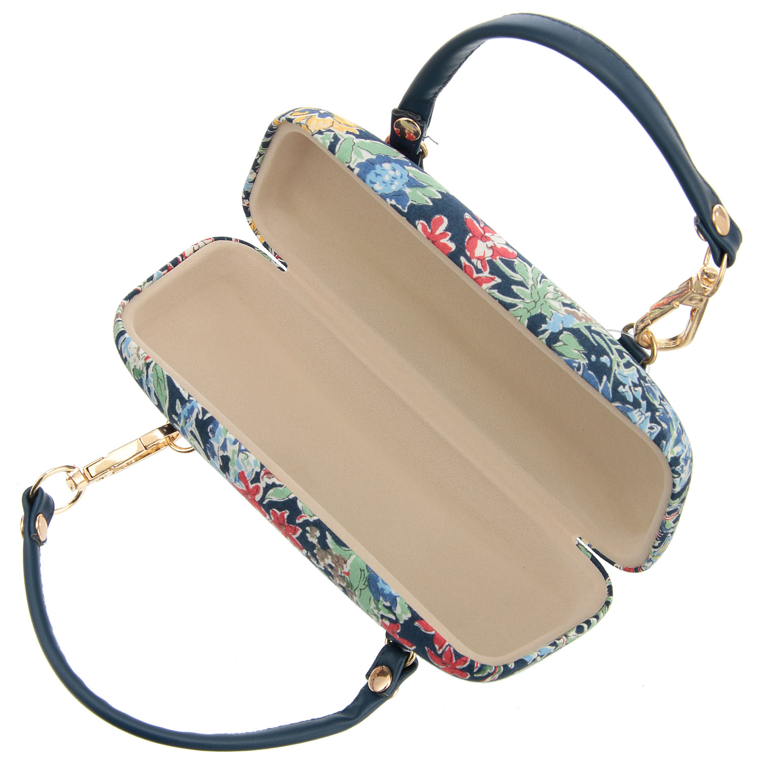 【ホワイトフラワーは在庫限りで終了】LIBERTY持ち手付き眼鏡ケース - 画像3