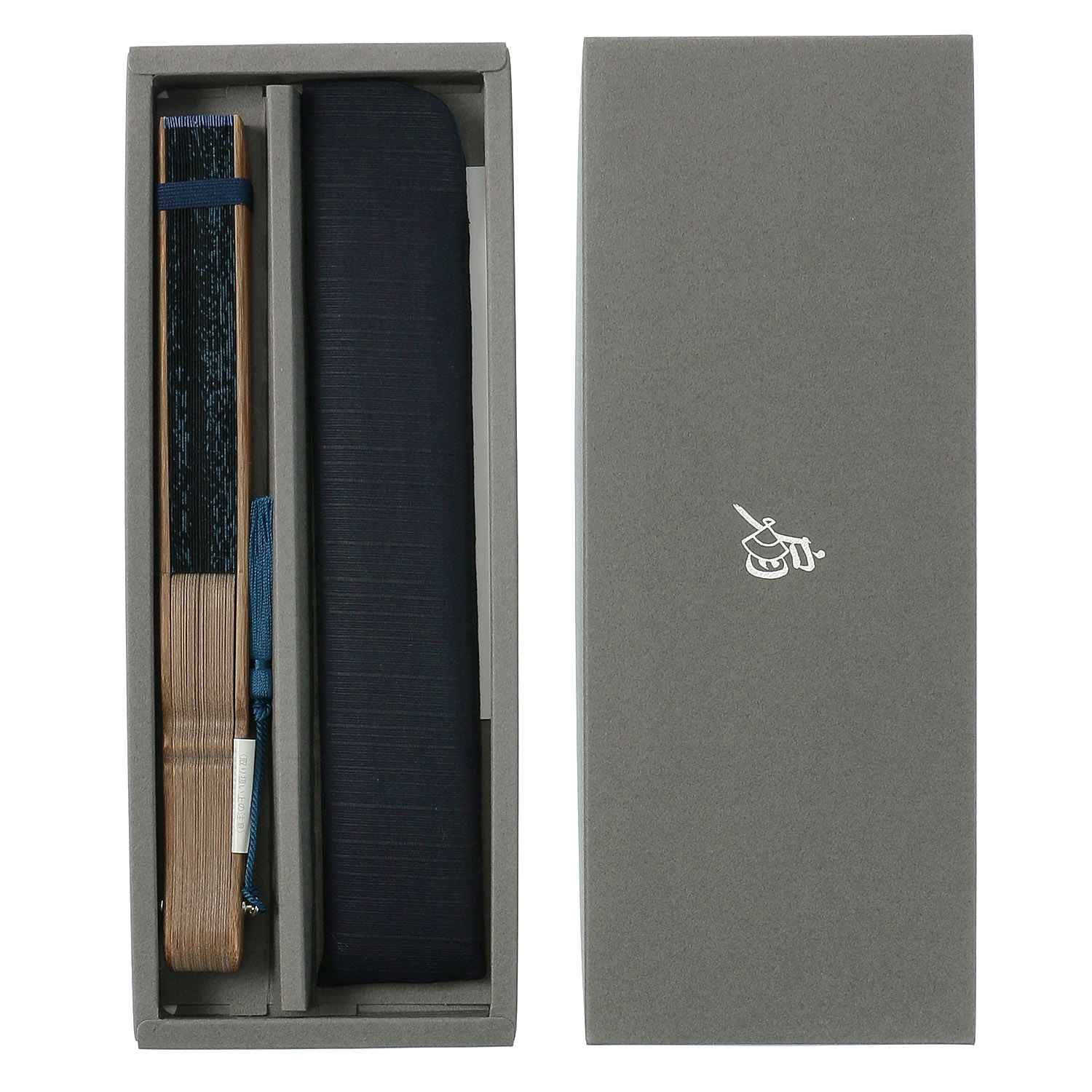 紳士扇子セット龍波 - 画像3