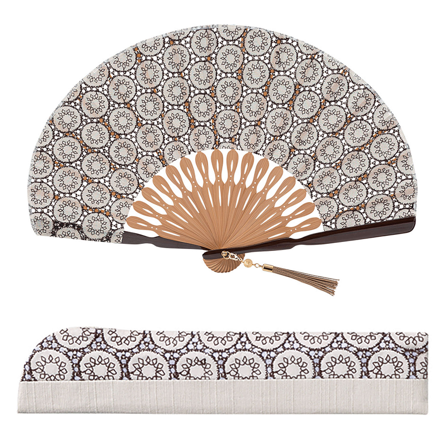 扇子セット リアン 桐箱入