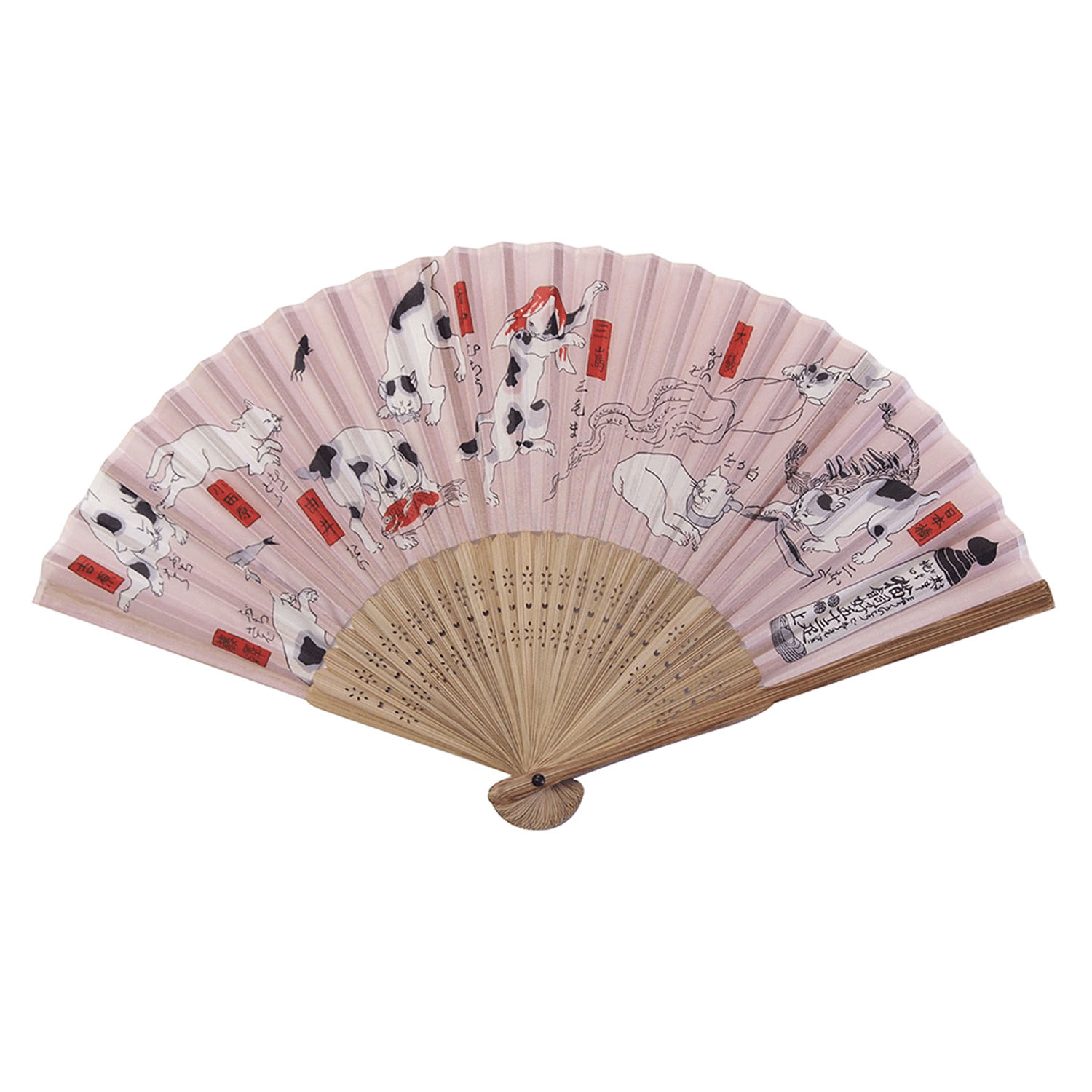 【2026年3月17日より価格変更】扇子袋付セット 国芳ねこ - 画像2