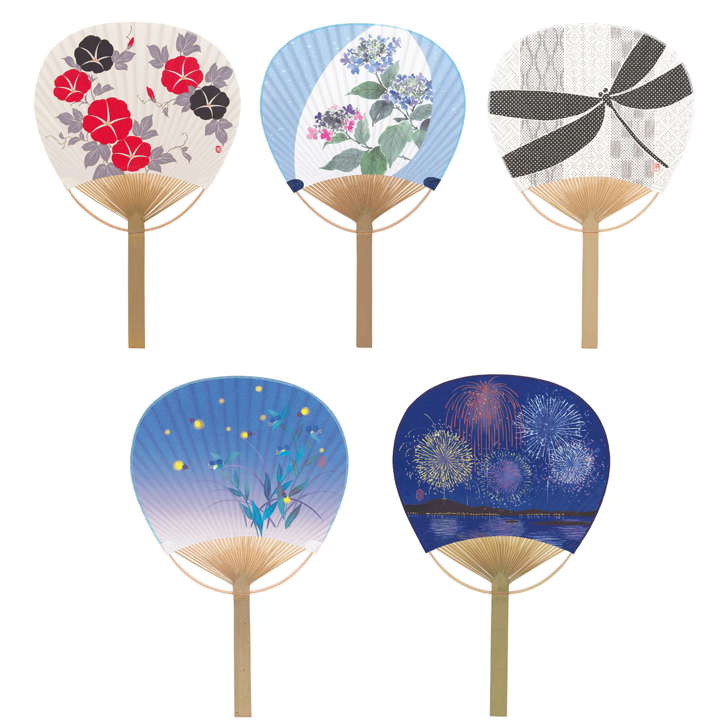 唐月竹うちわセット
