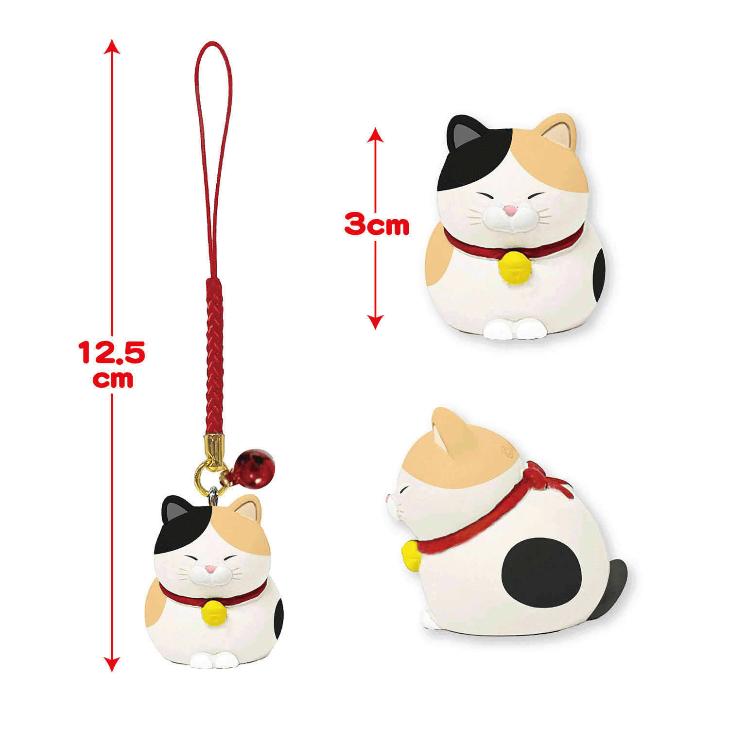 ひげまんじゅう根付マスコット みーさま