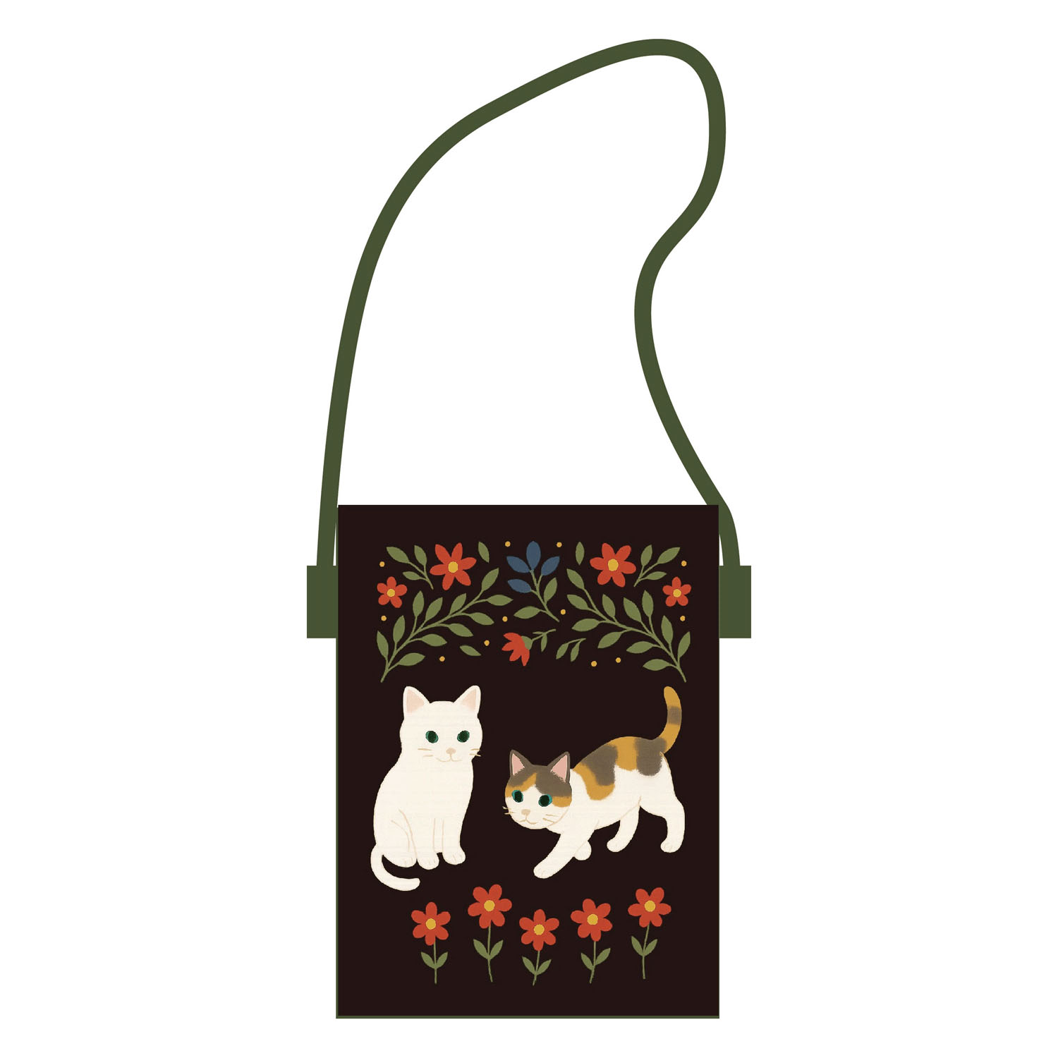 スマホポシェット フラワー