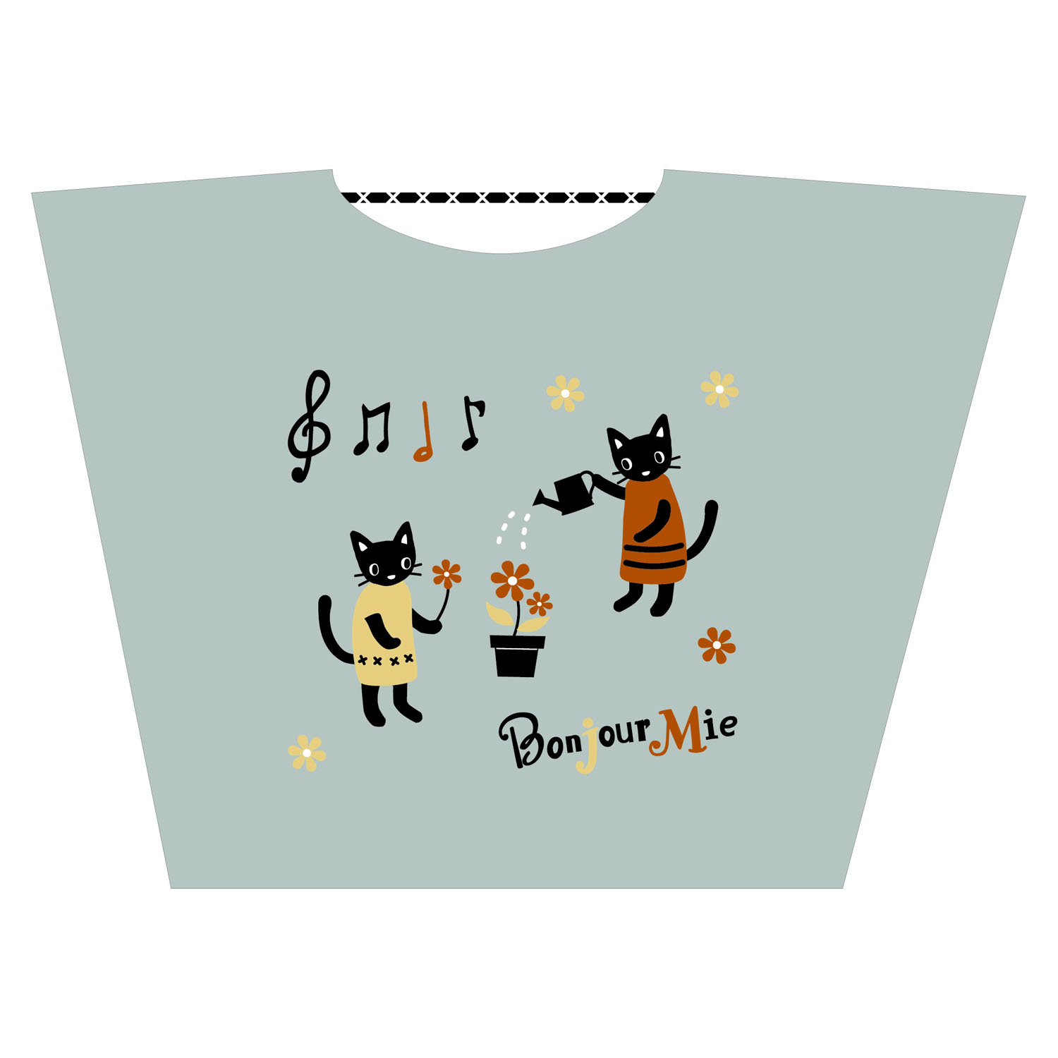 ロープバッグ Lフラワ－