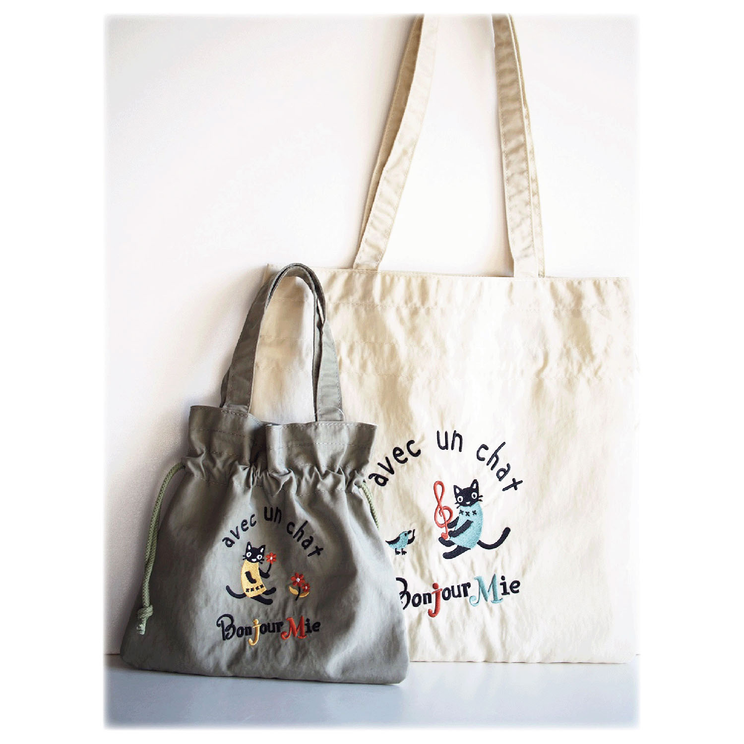 巾着トートミニ フラワー - 画像2