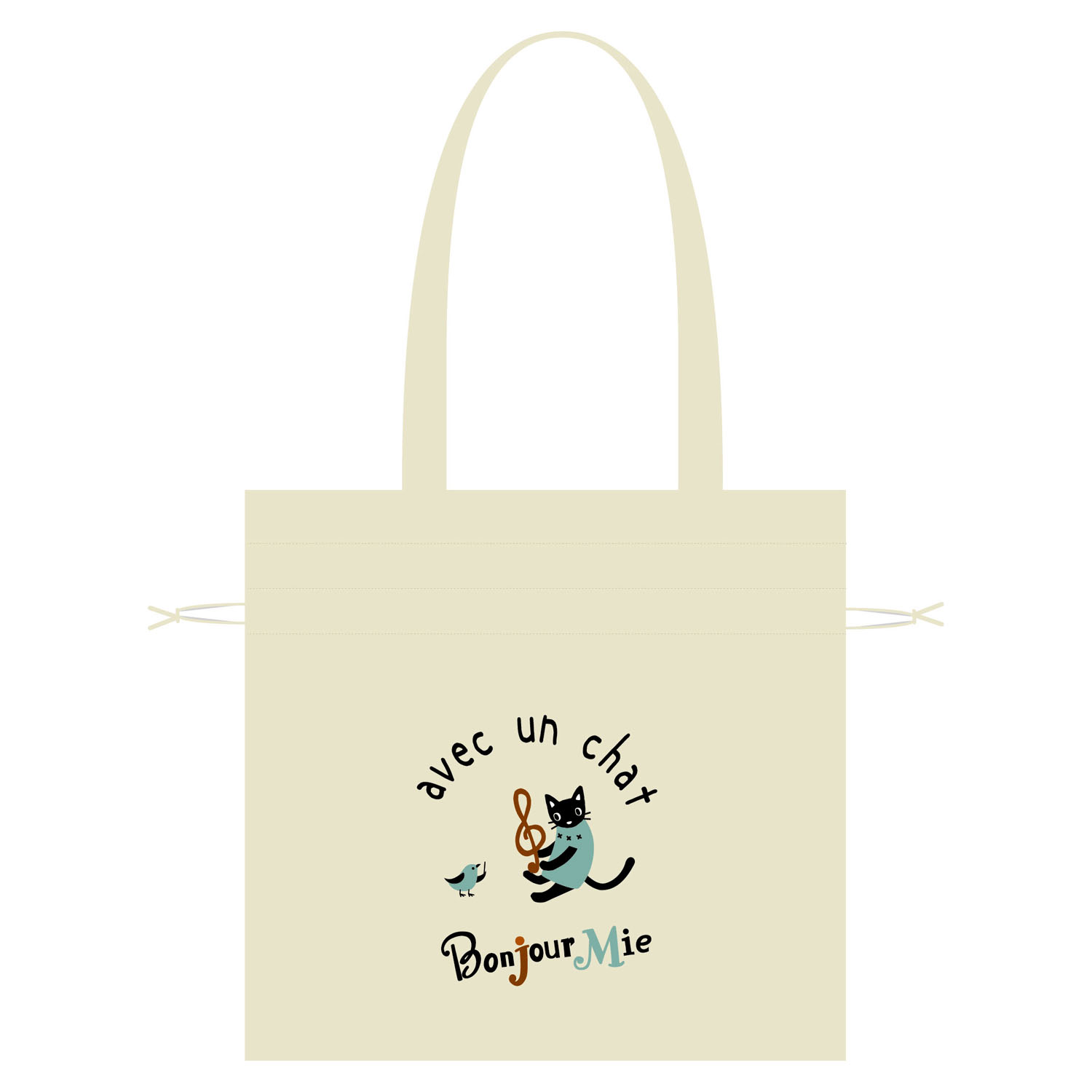 巾着トートL ミュージック