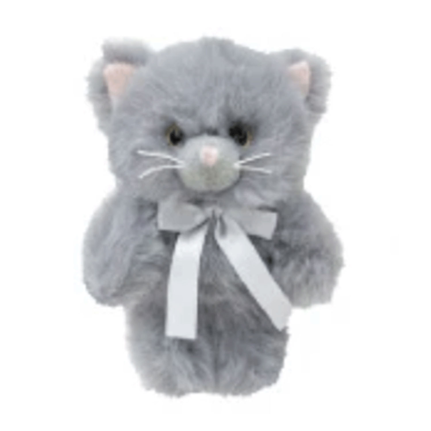 キーホルダー ネコ グレー