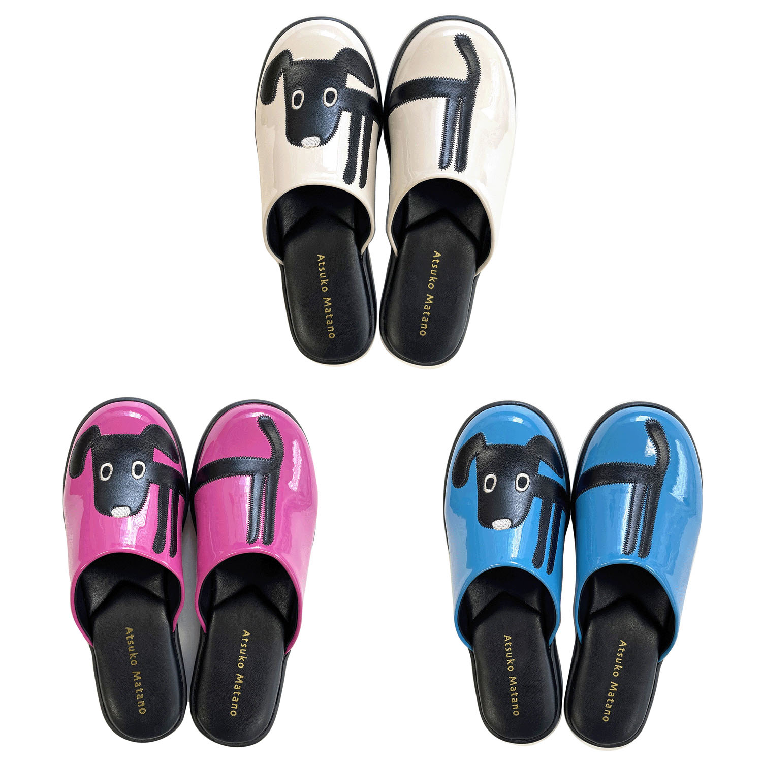 マタノアツコ サンダルM  クロ