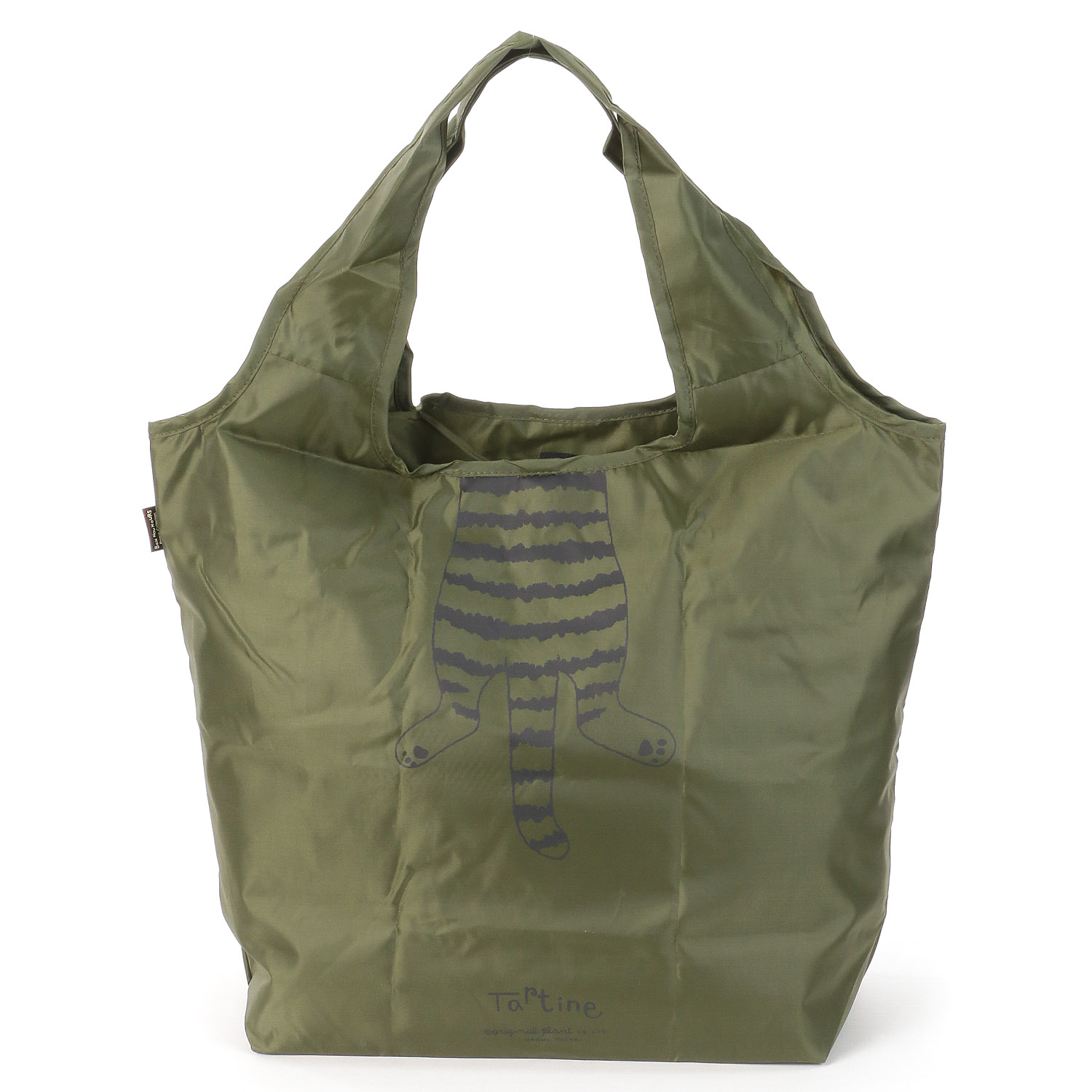 タルティーヌ保冷エコバッグ ぶら下がり オリーブ - 画像3