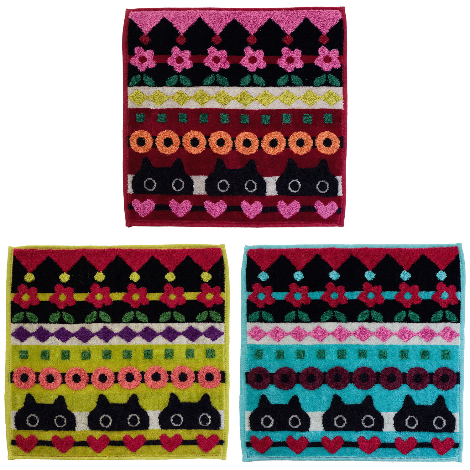 ATSUKO MATANO タオルハンカチ  車窓から