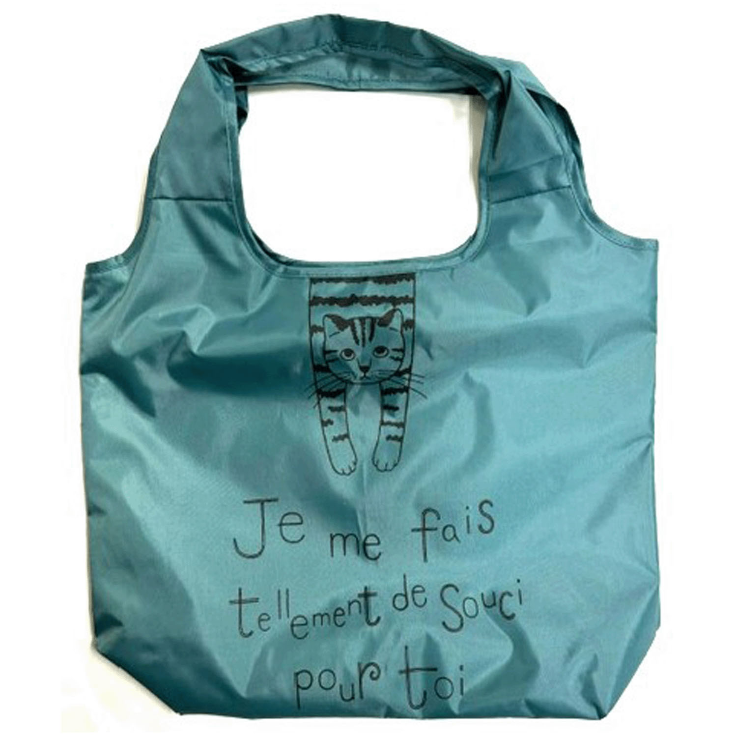 タルティーヌ保冷エコバッグ ぶら下がり ブルー