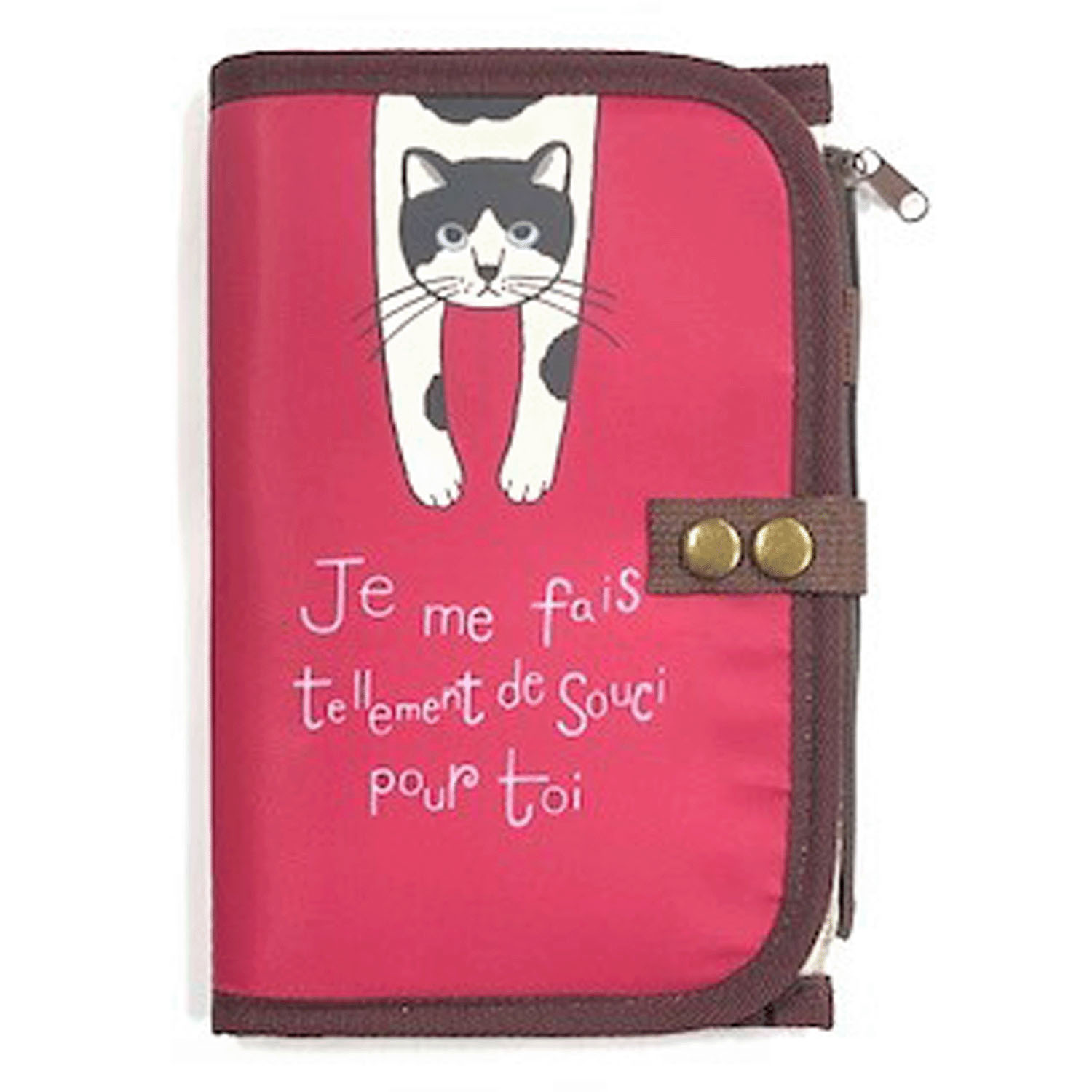 タルティーヌマルチケース ぶら下がり猫 ワイン