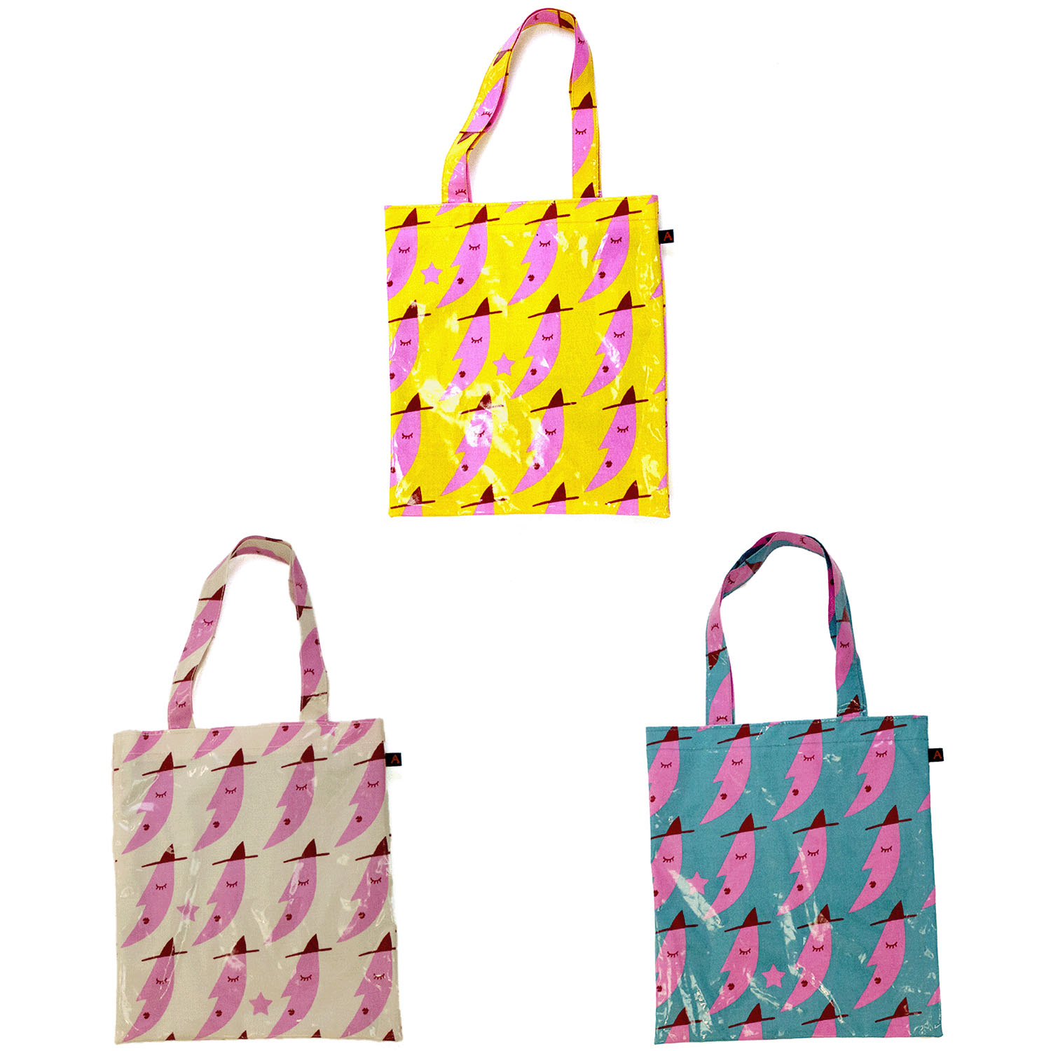 マタノアツコ 平トート ピンクの三日月