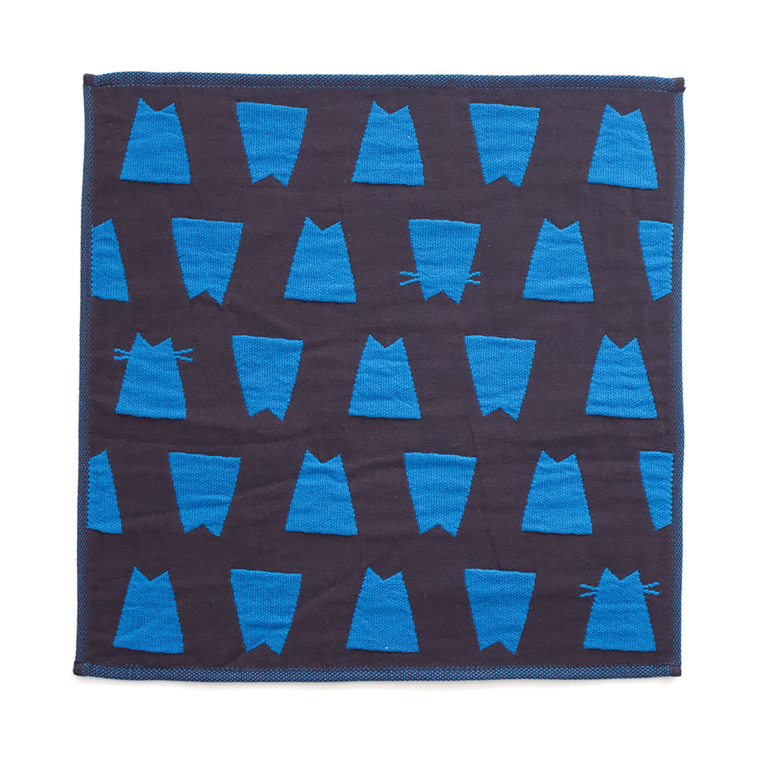 三重ガーゼハンカチ よく見ると猫 - 画像3