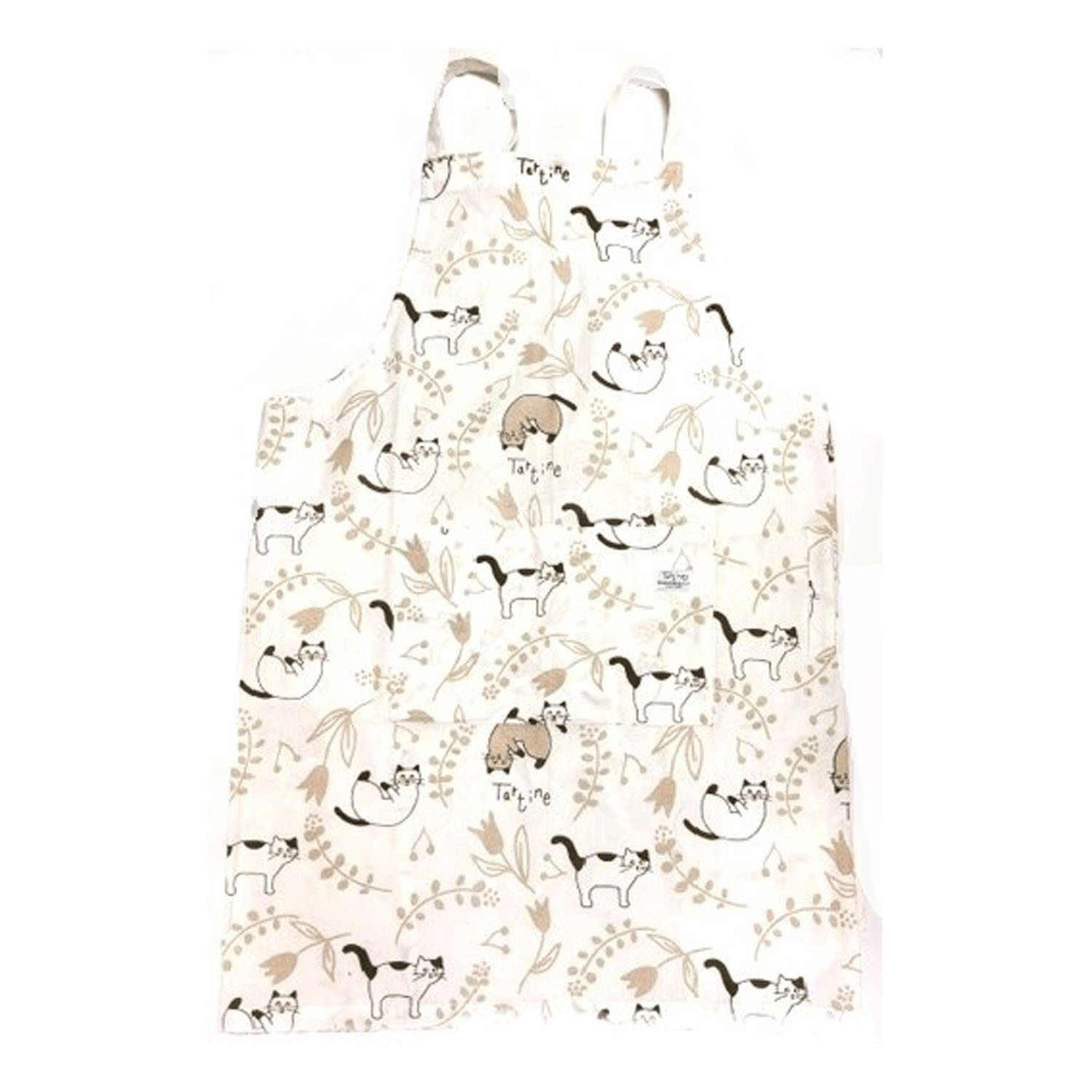 タルティーヌ エプロン ベージュ