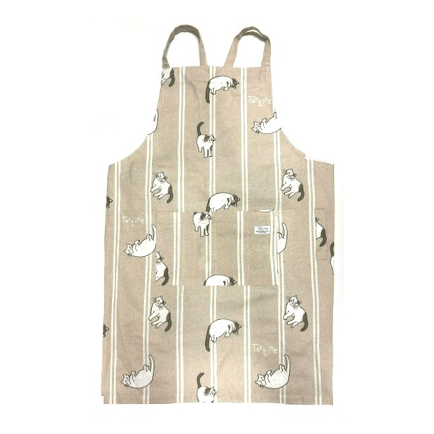 タルティーヌ エプロン ブラウン