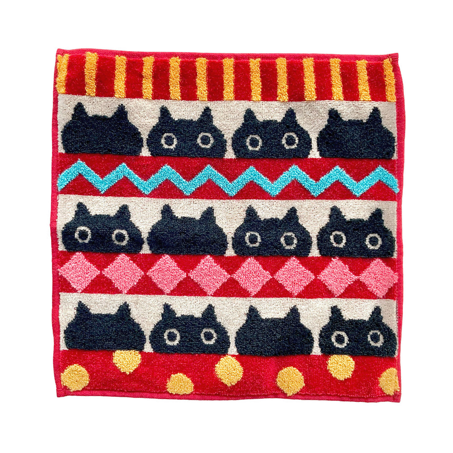 マタノアツコ タオルハンカチ 12匹のMEME - 画像2