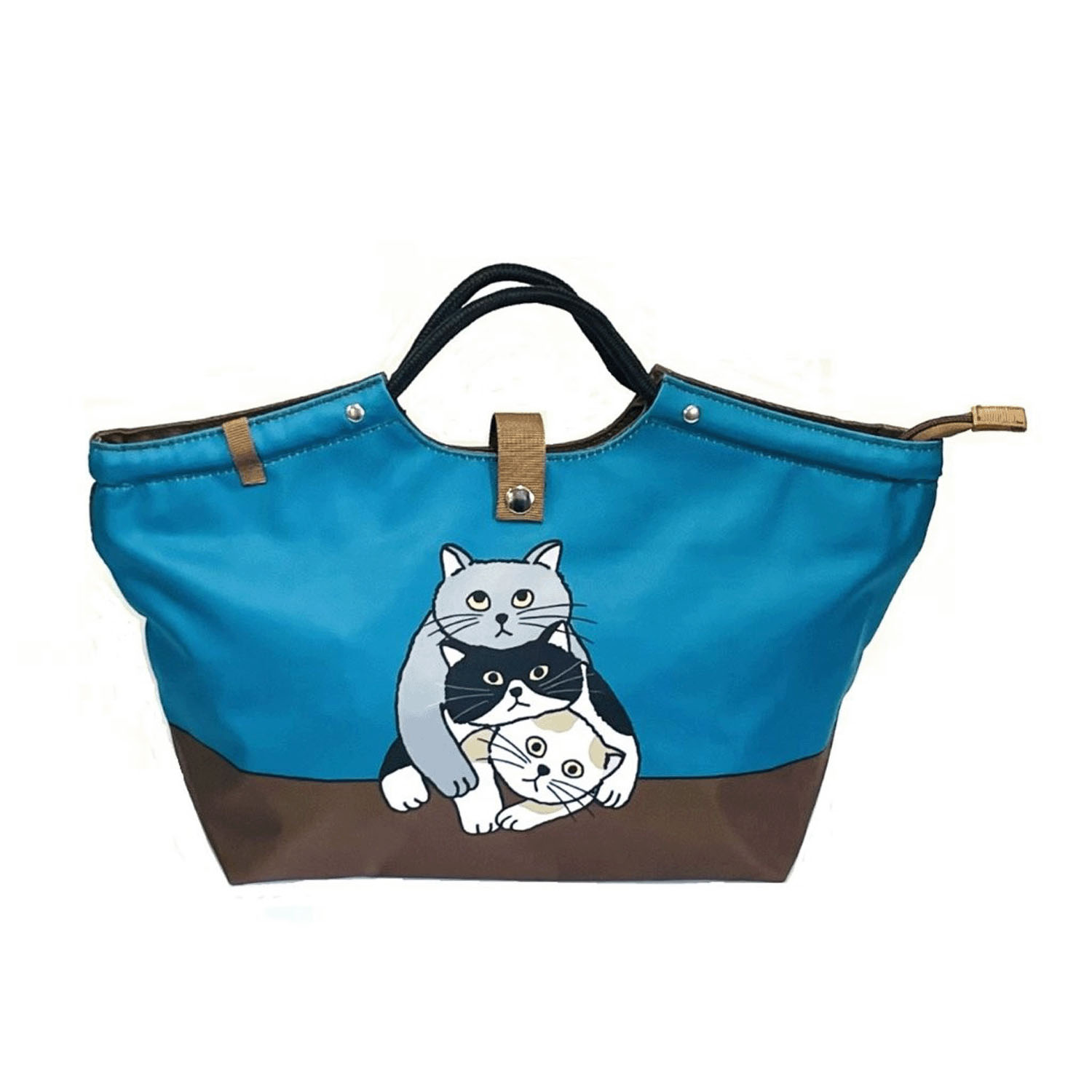 タルティーヌ ロープハンドルバッグ 3匹ねこ