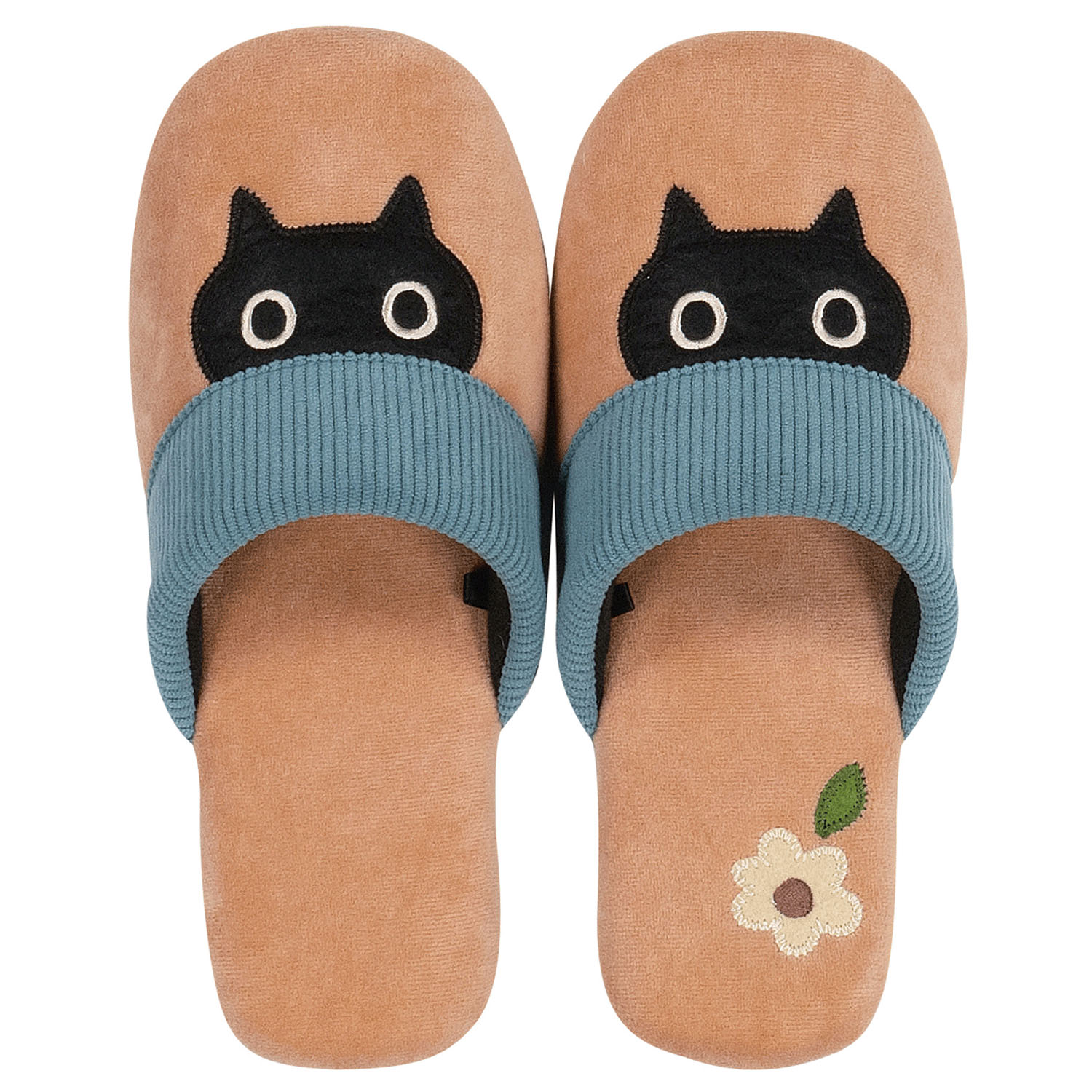 マタノアツコ スリッパM メメ ブラウン