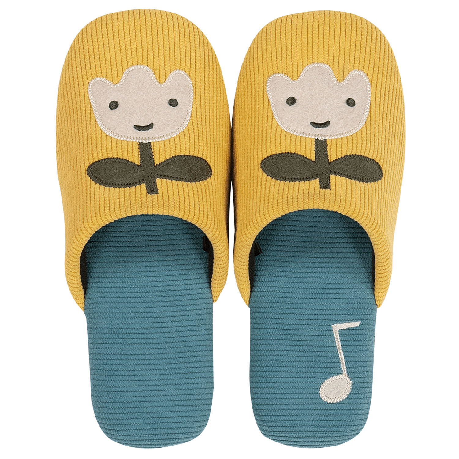 マタノアツコ スリッパM チューリップ イエロー