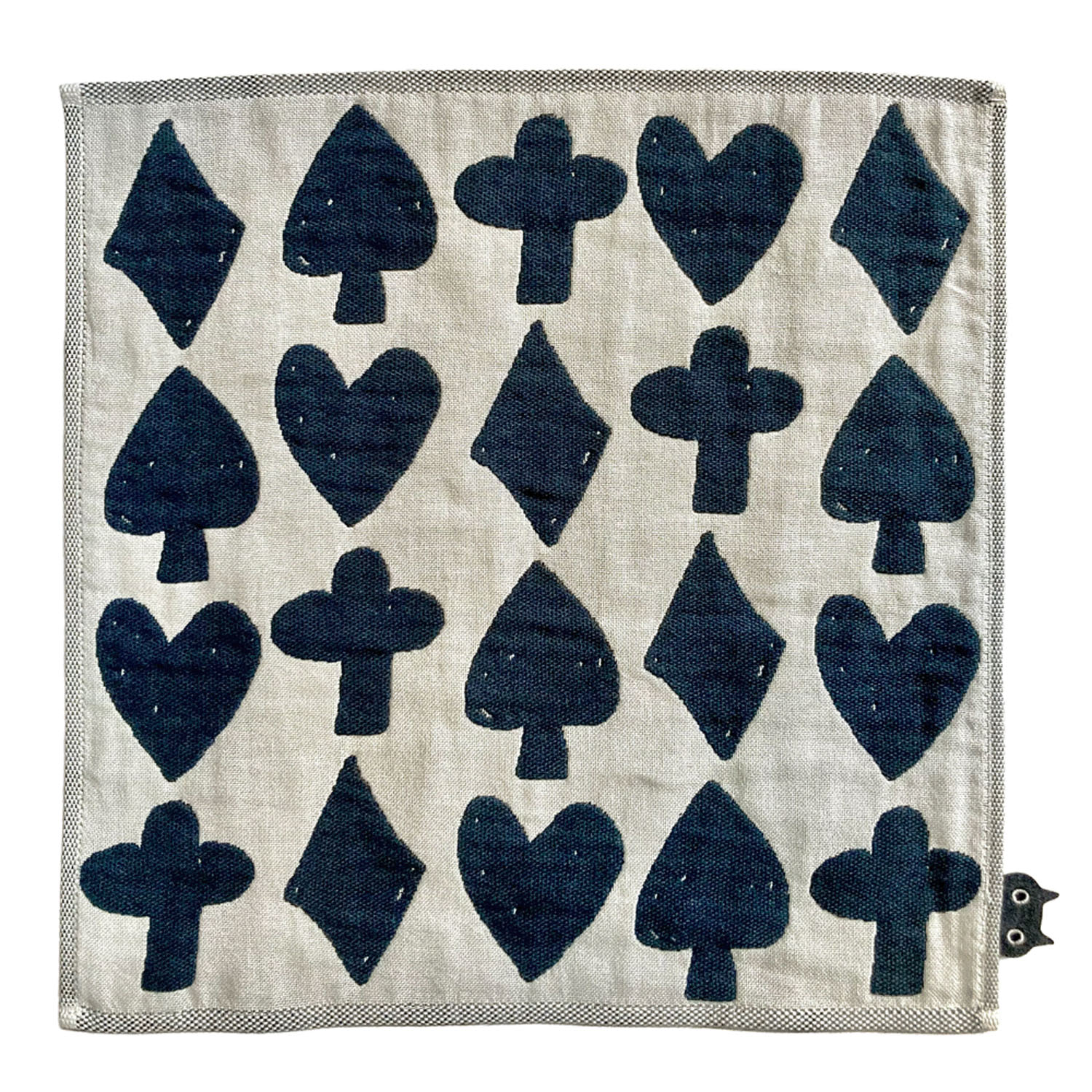 マタノアツコ 3重ガーゼハンカチ モノトーン 誰でもアリス