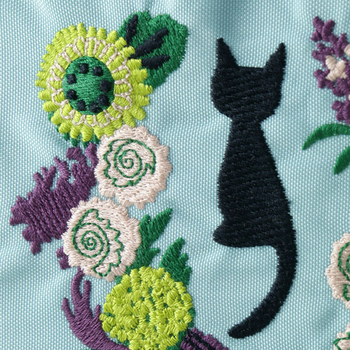 ATSUKO MATANO 刺繍フラットポーチ バースデーリース - 画像4