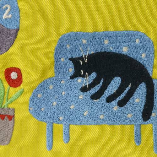 ATSUKO MATANO 刺繍ポーチ ぬくぬく - 画像4