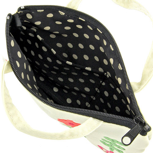 ATSUKO MATANO 刺繍ポーチホリディアイボリー - 画像3