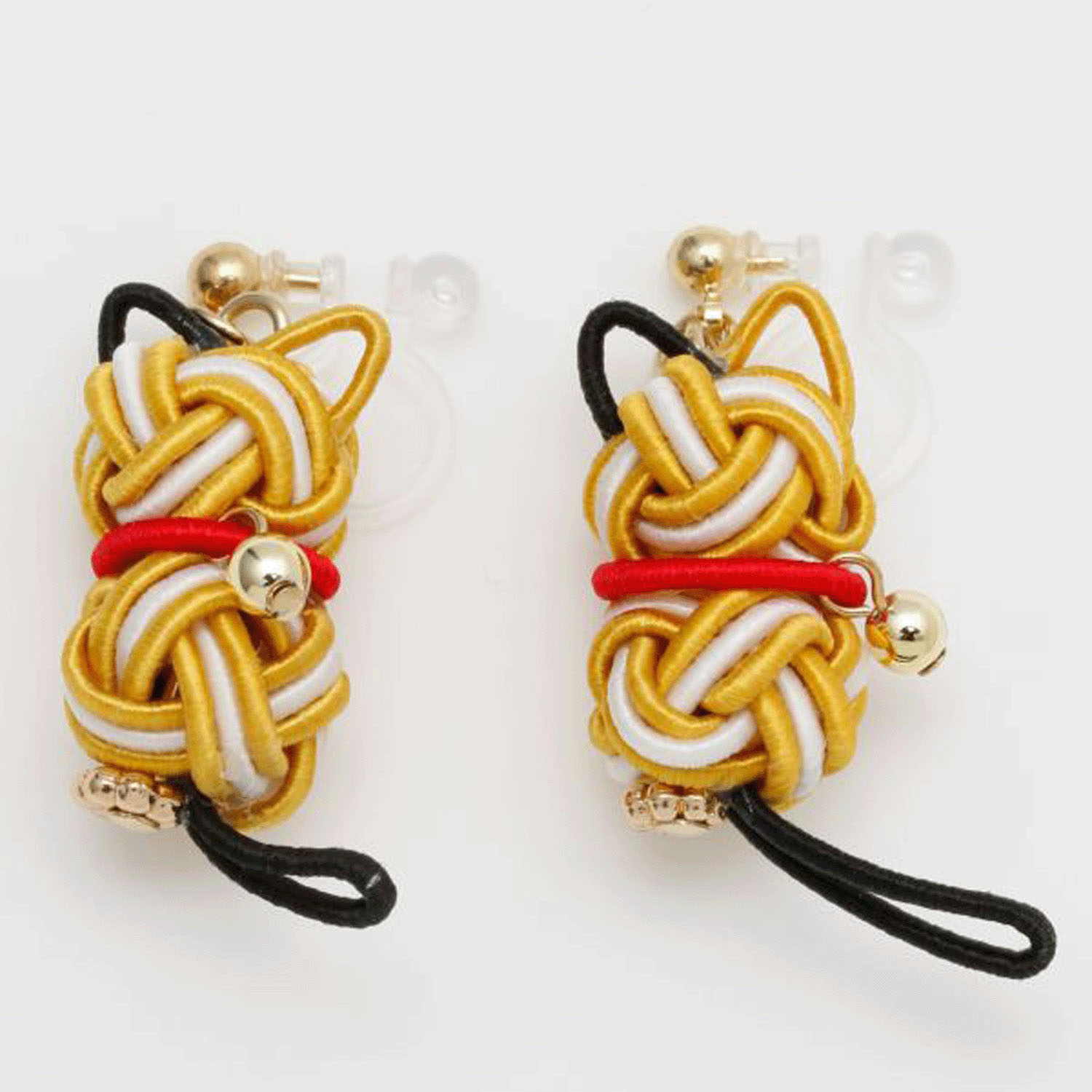 水引 和猫イヤリング - 画像4