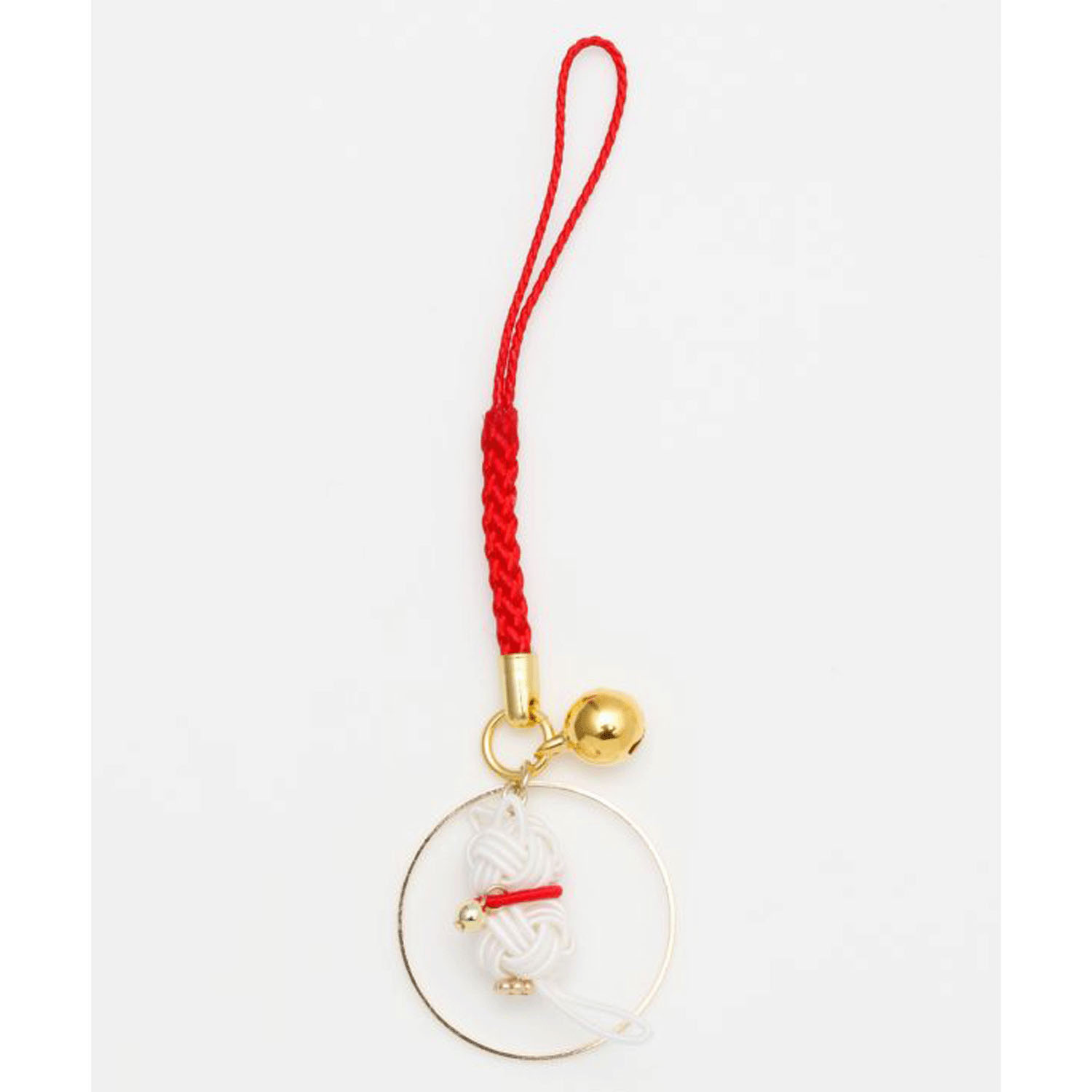 水引 和猫ストラップ